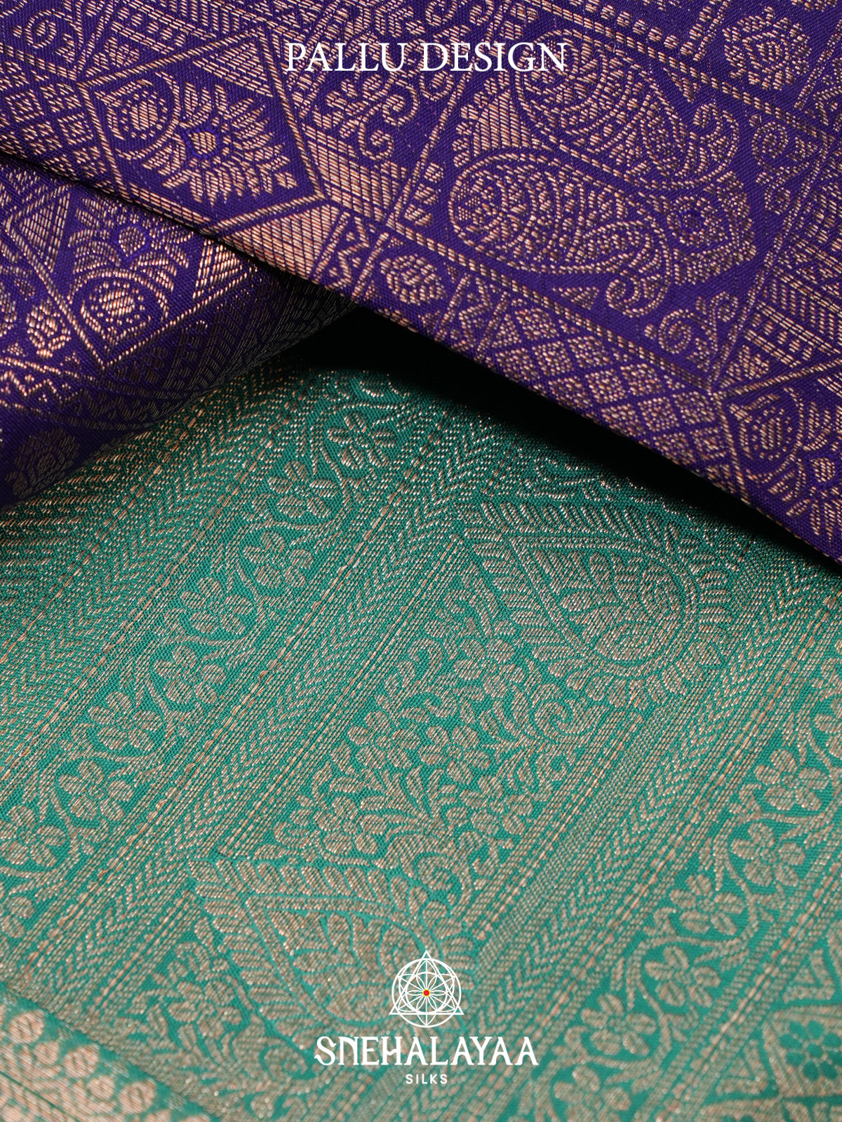 Purple Kanjivaram Silk Saree