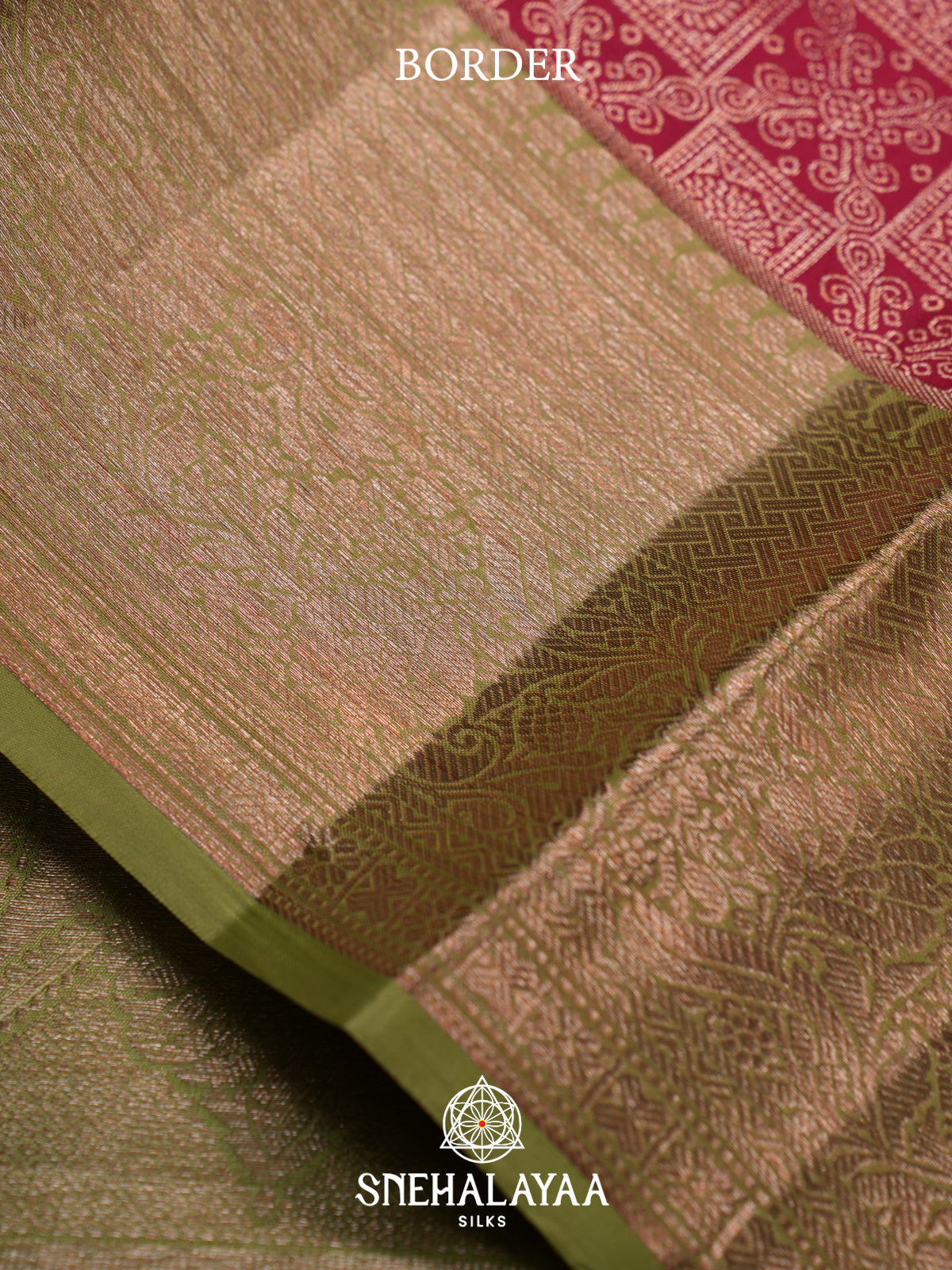 Ruby Red Kanjivaram Silk Saree