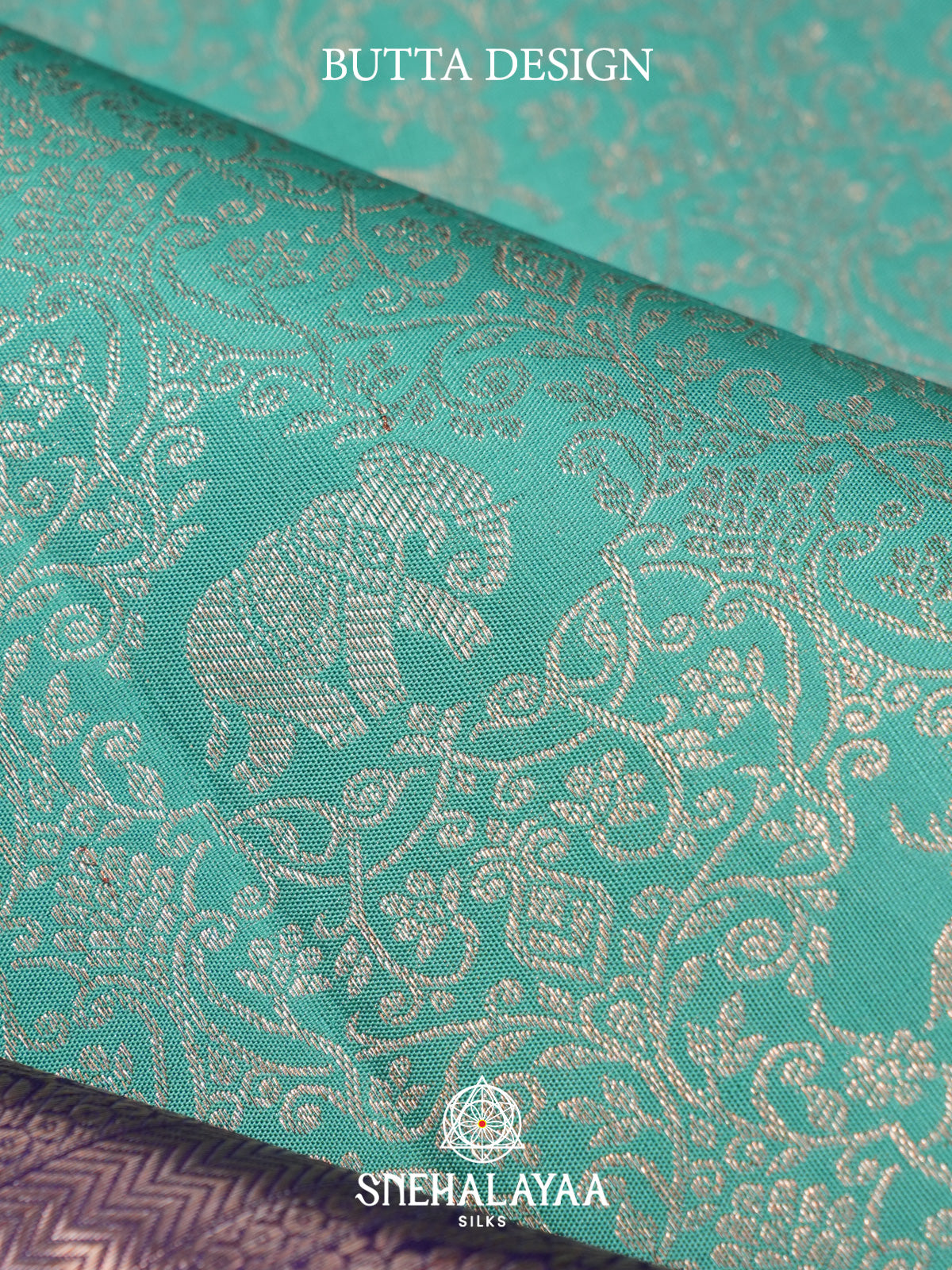 Mint Green Kanjivaram Silk Saree