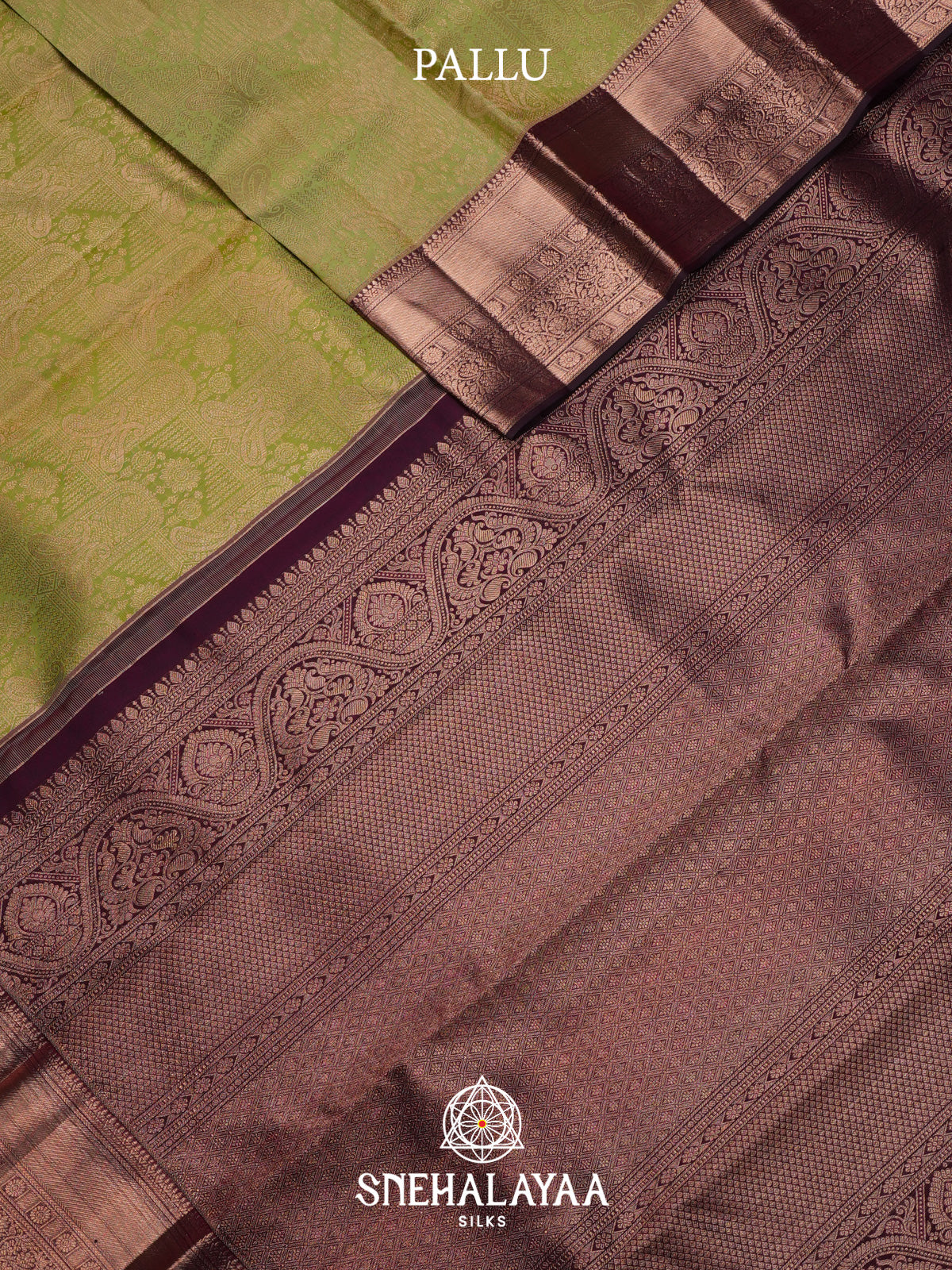 Moss Green Kanjivaram Silk Saree