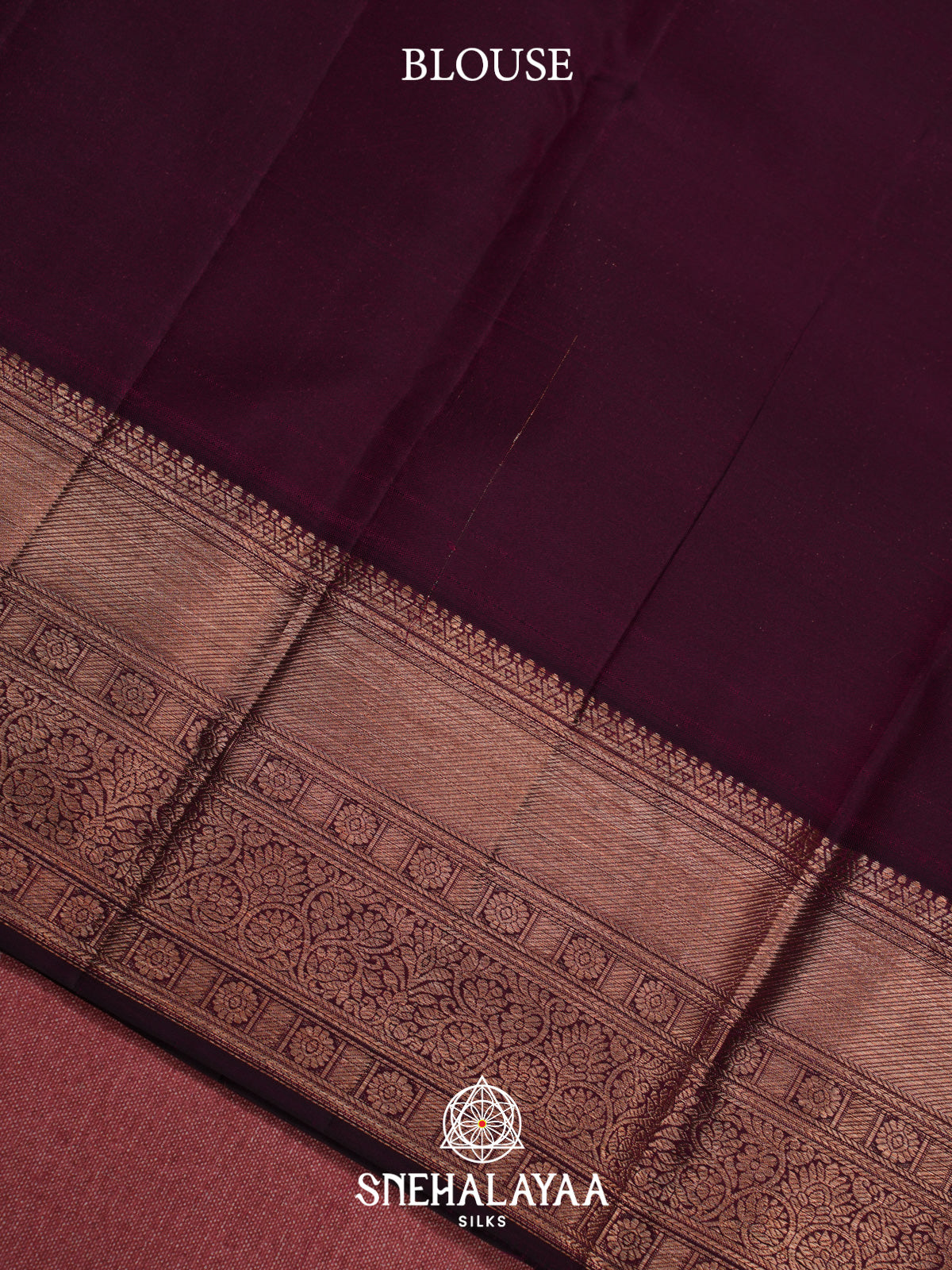 Peacock Blue Kanjivaram Silk Saree