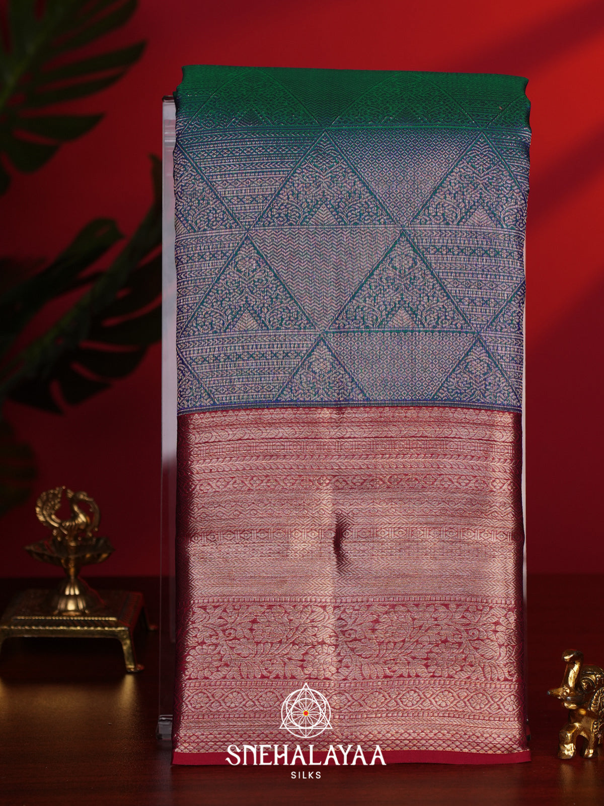 Green Kanjivaram Silk Saree