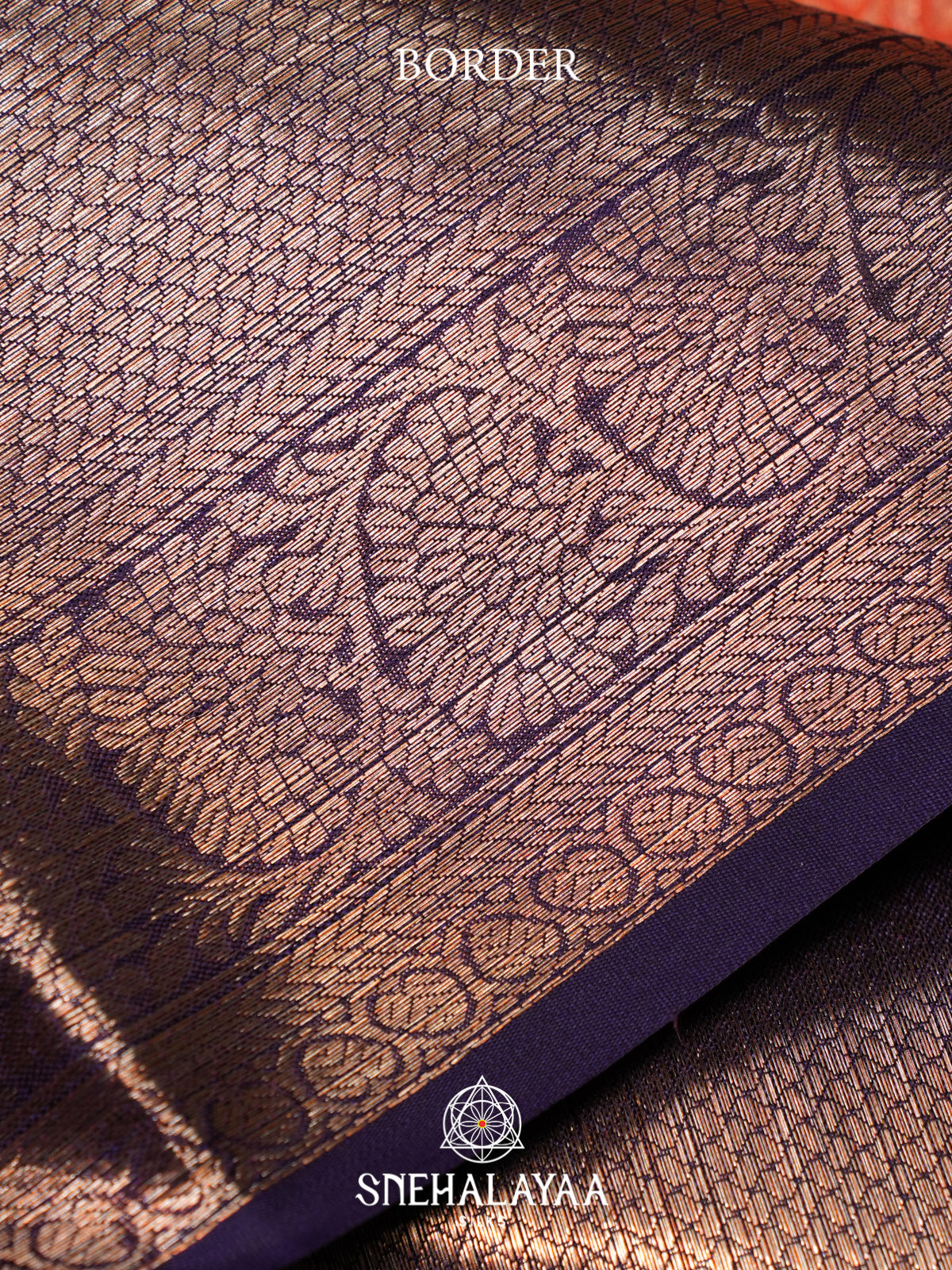 Orange Kanjivaram Silk Saree