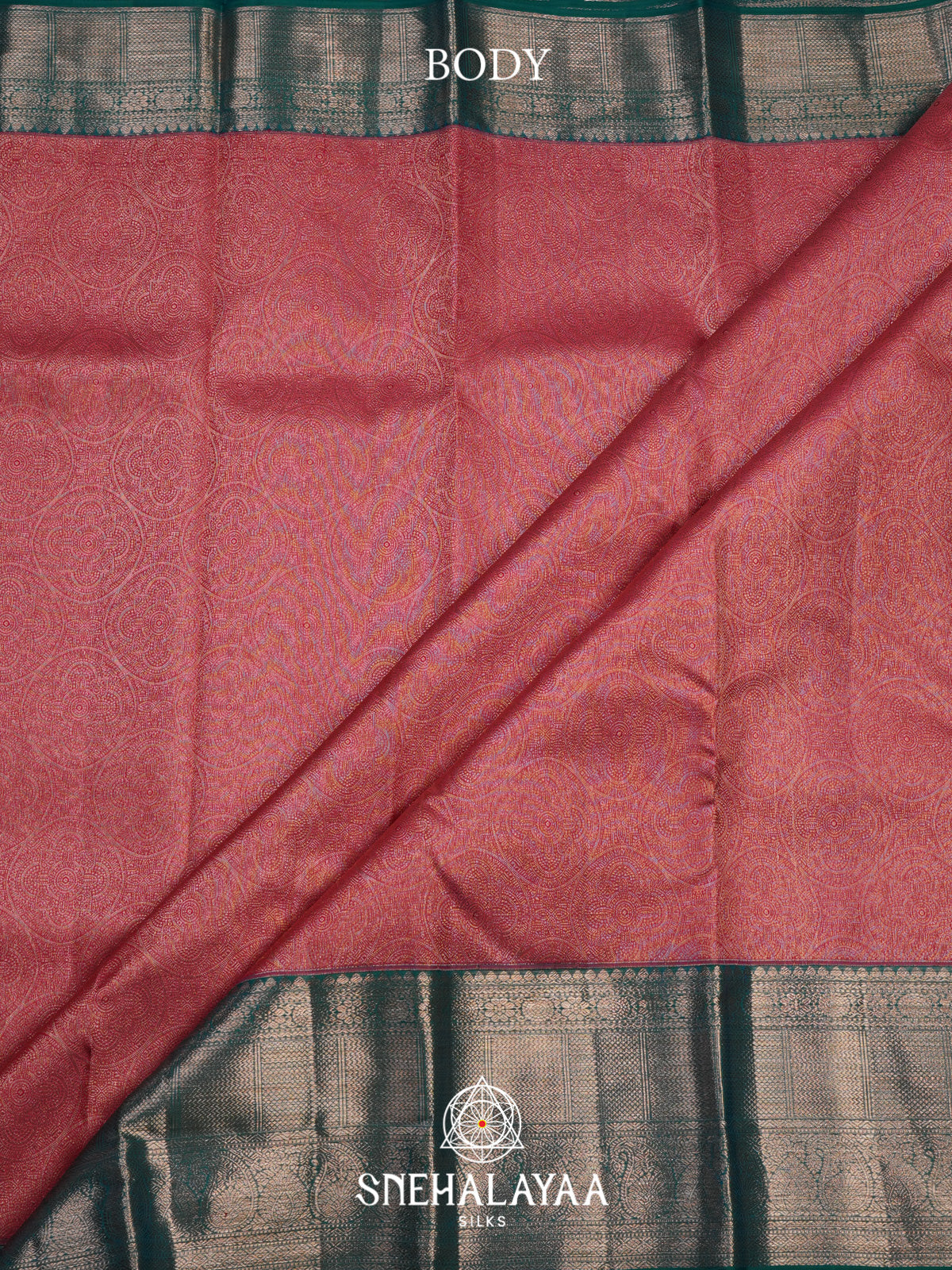 Maroon Kanjivaram Silk Saree
