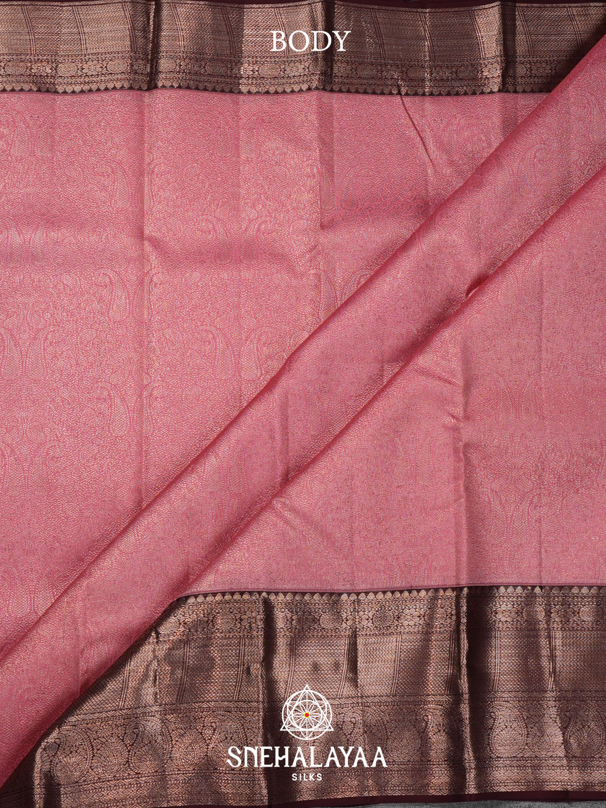 Pink Kanjivaram Silk Saree