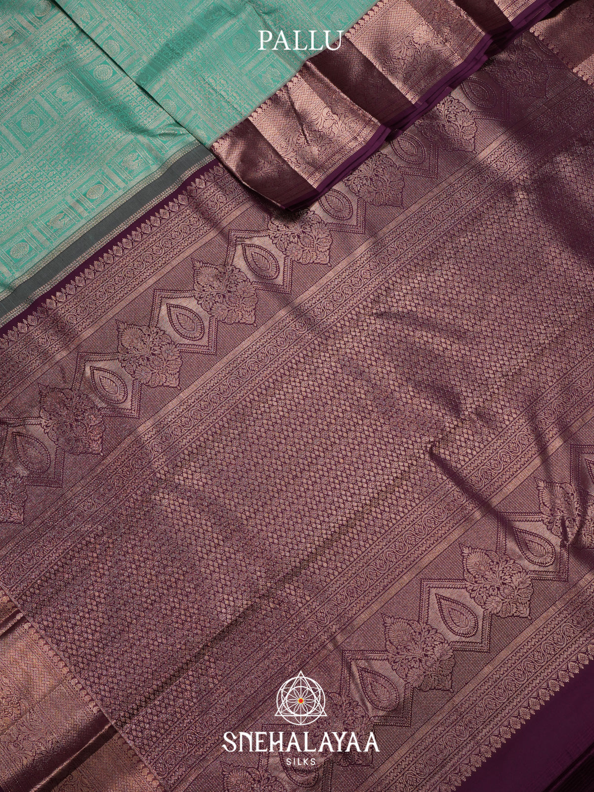 Mint Green Kanjivaram Silk Saree