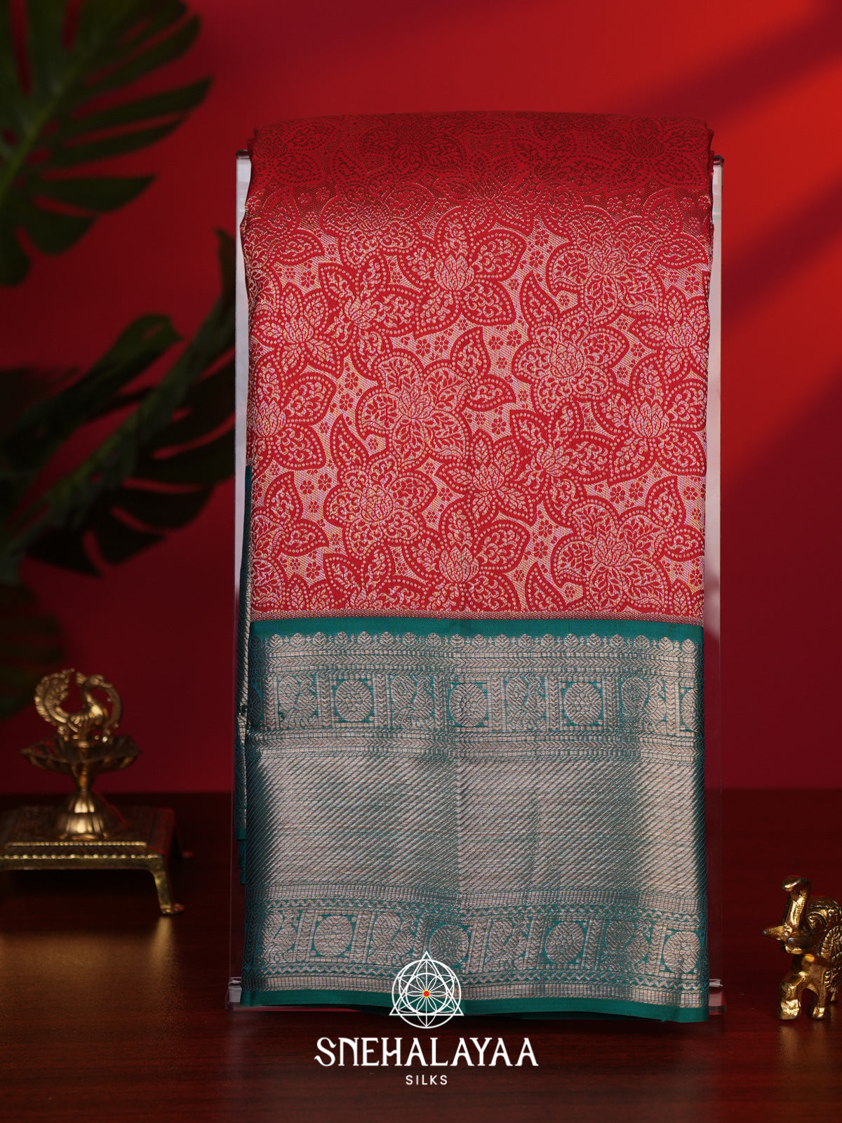 Red Kanjivaram Silk Saree