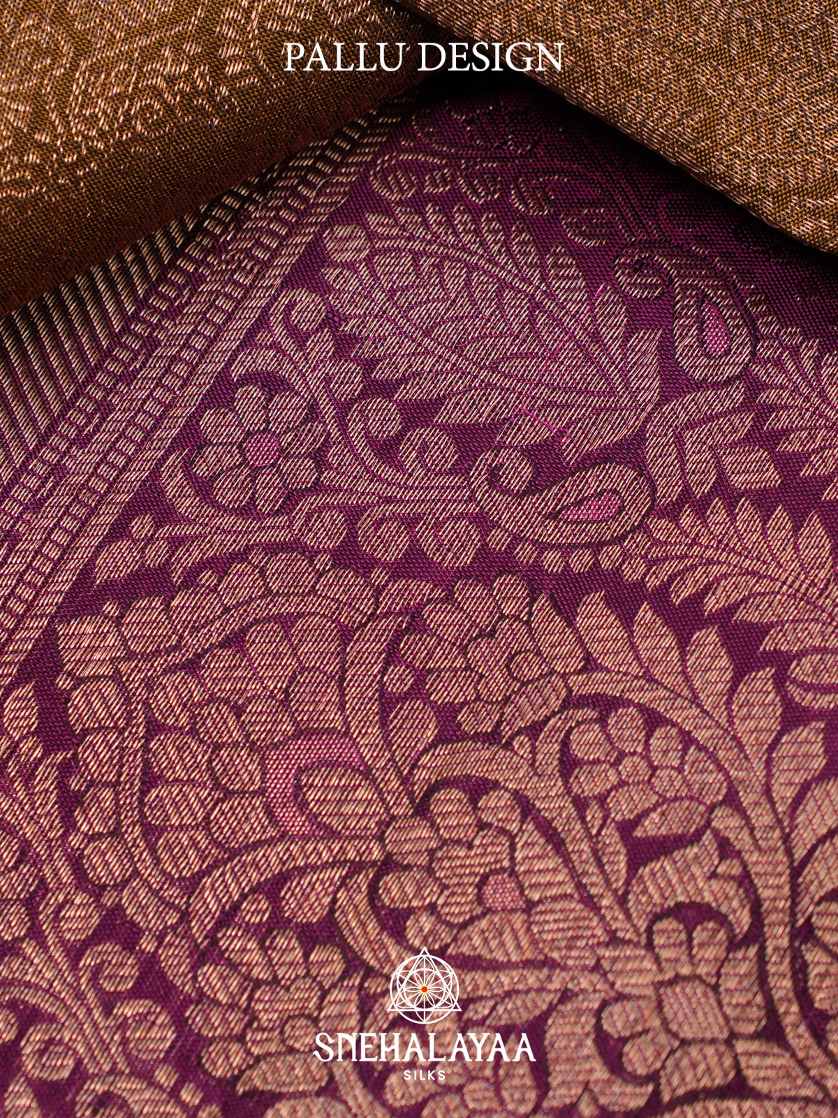 Gold Kanjivaram Silk Saree