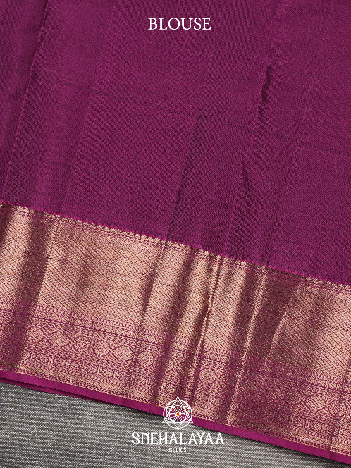 Gold Kanjivaram Silk Saree