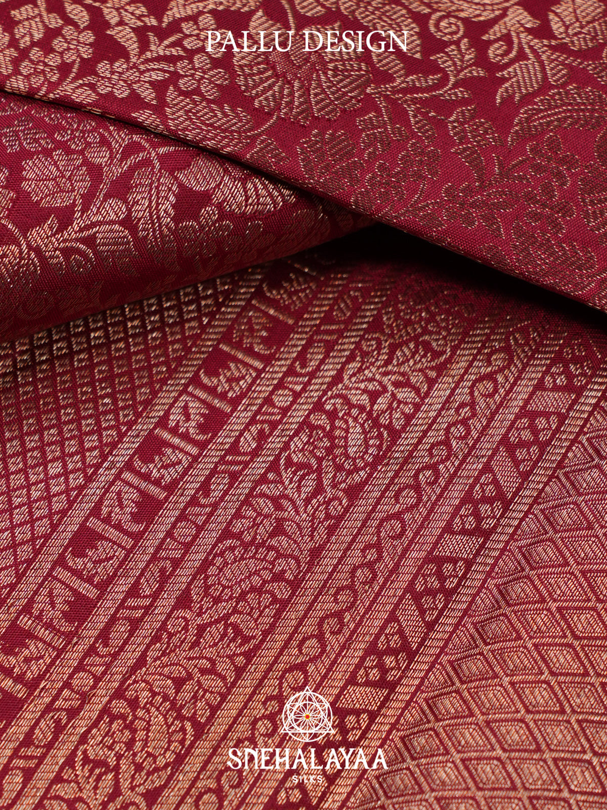 Maroon Kanjivaram Silk Saree