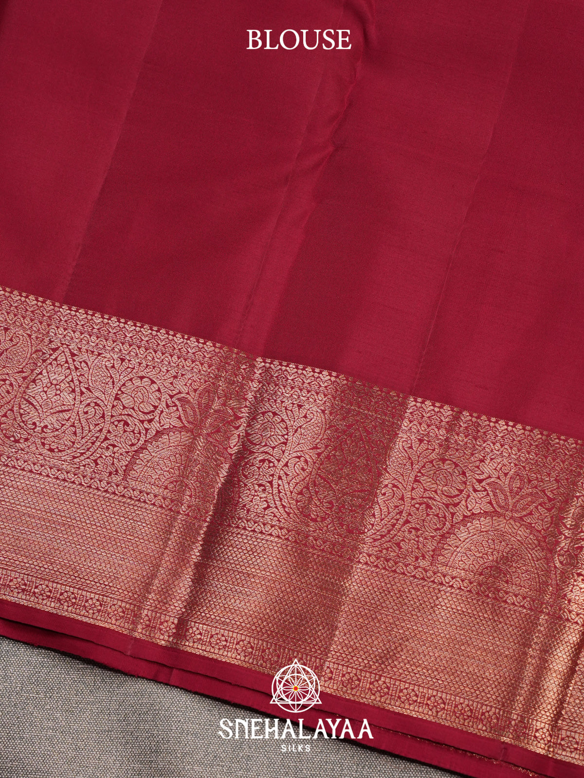 Maroon Kanjivaram Silk Saree