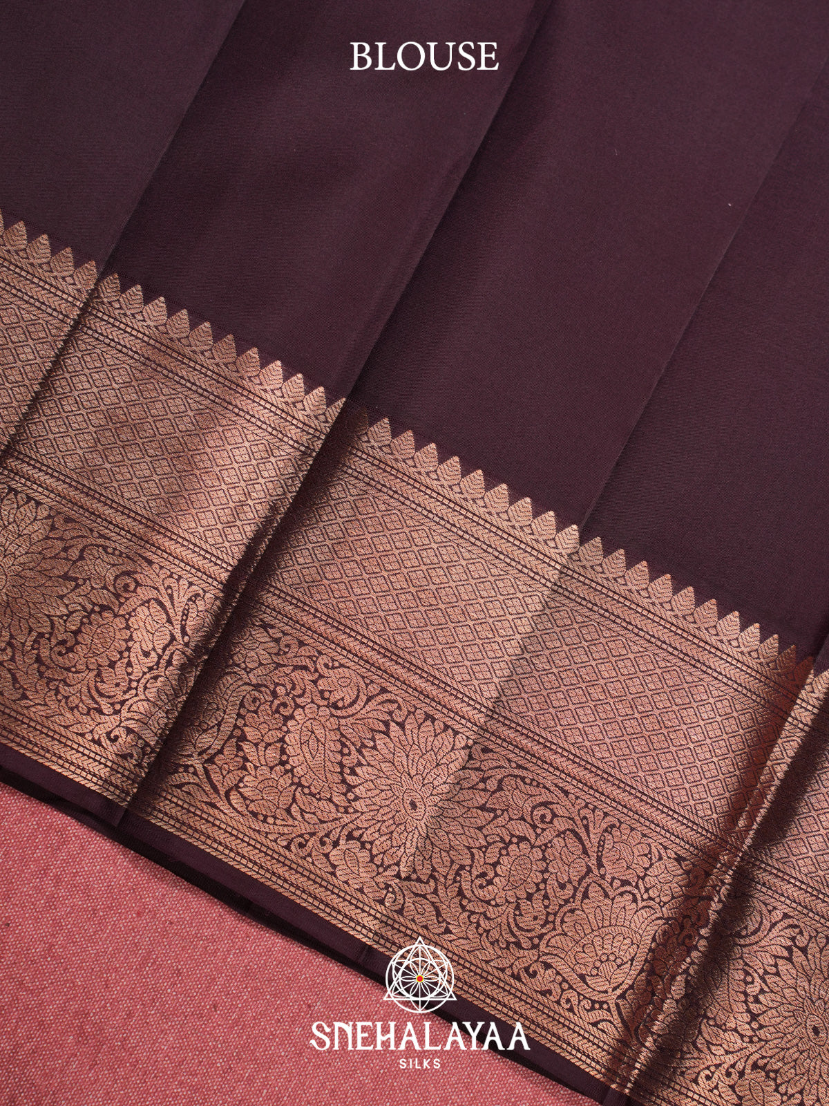 Maroon Kanjivaram Silk Saree