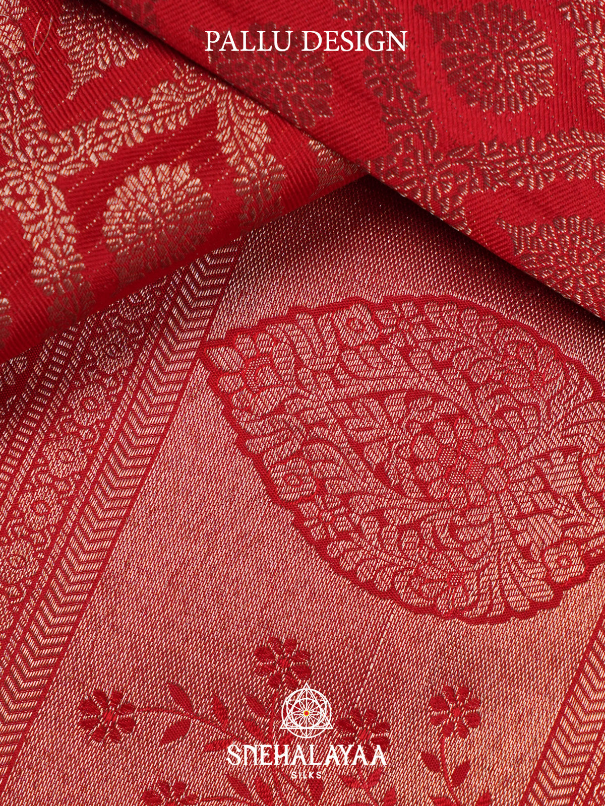 Rust Orange Kanjivaram Silk Saree