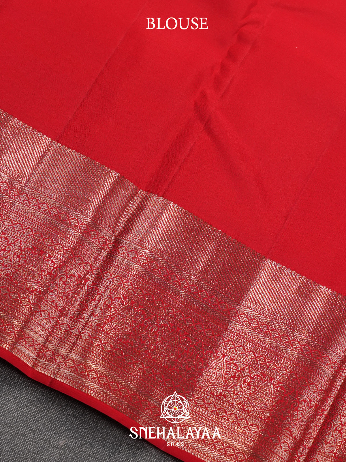 Rust Orange Kanjivaram Silk Saree