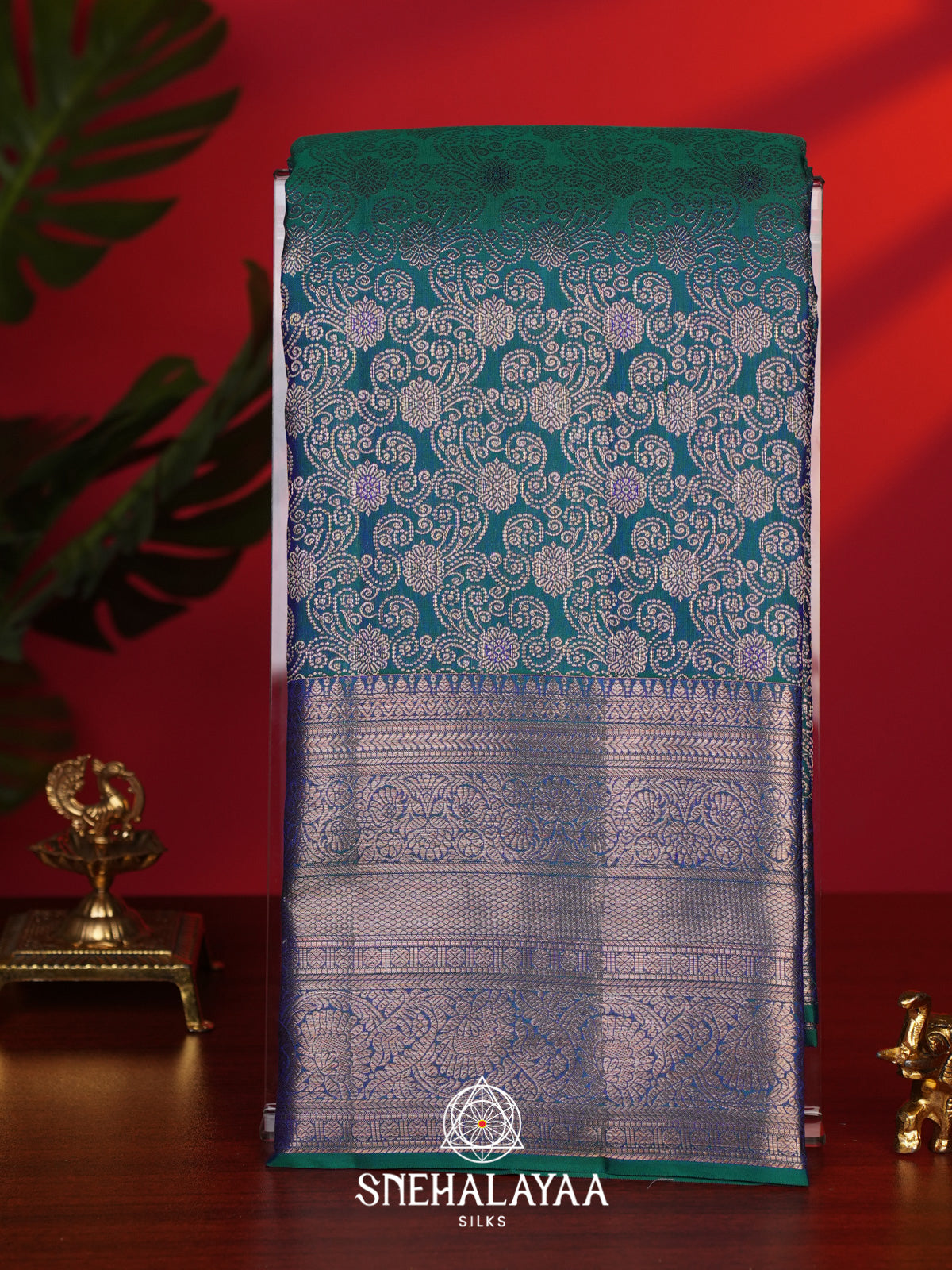Green Kanjivaram Silk Saree