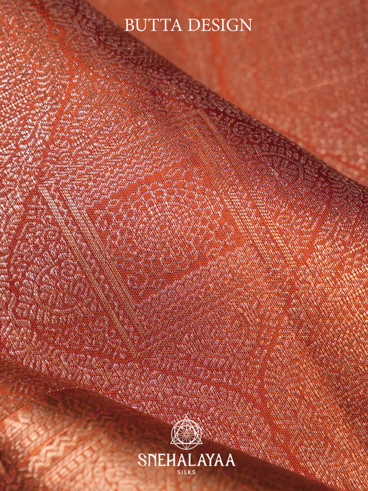 Orange Kanjivaram Silk Saree