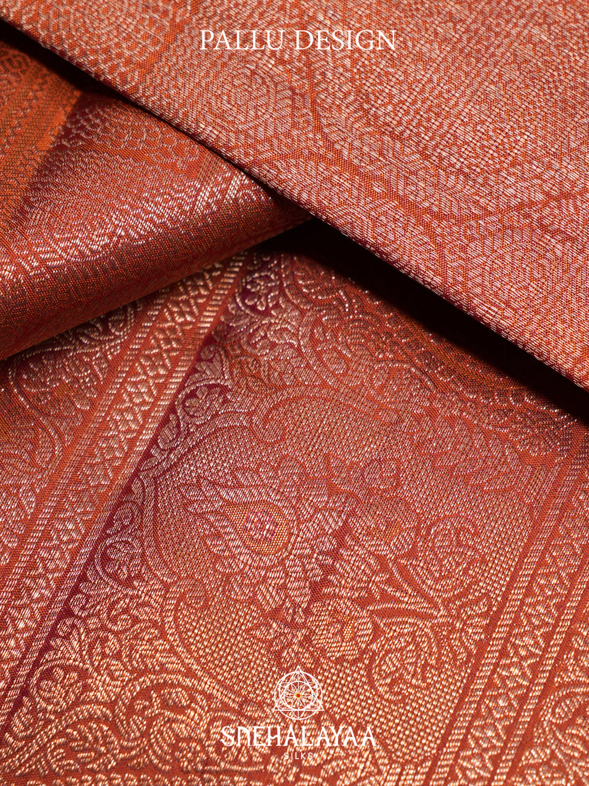 Orange Kanjivaram Silk Saree