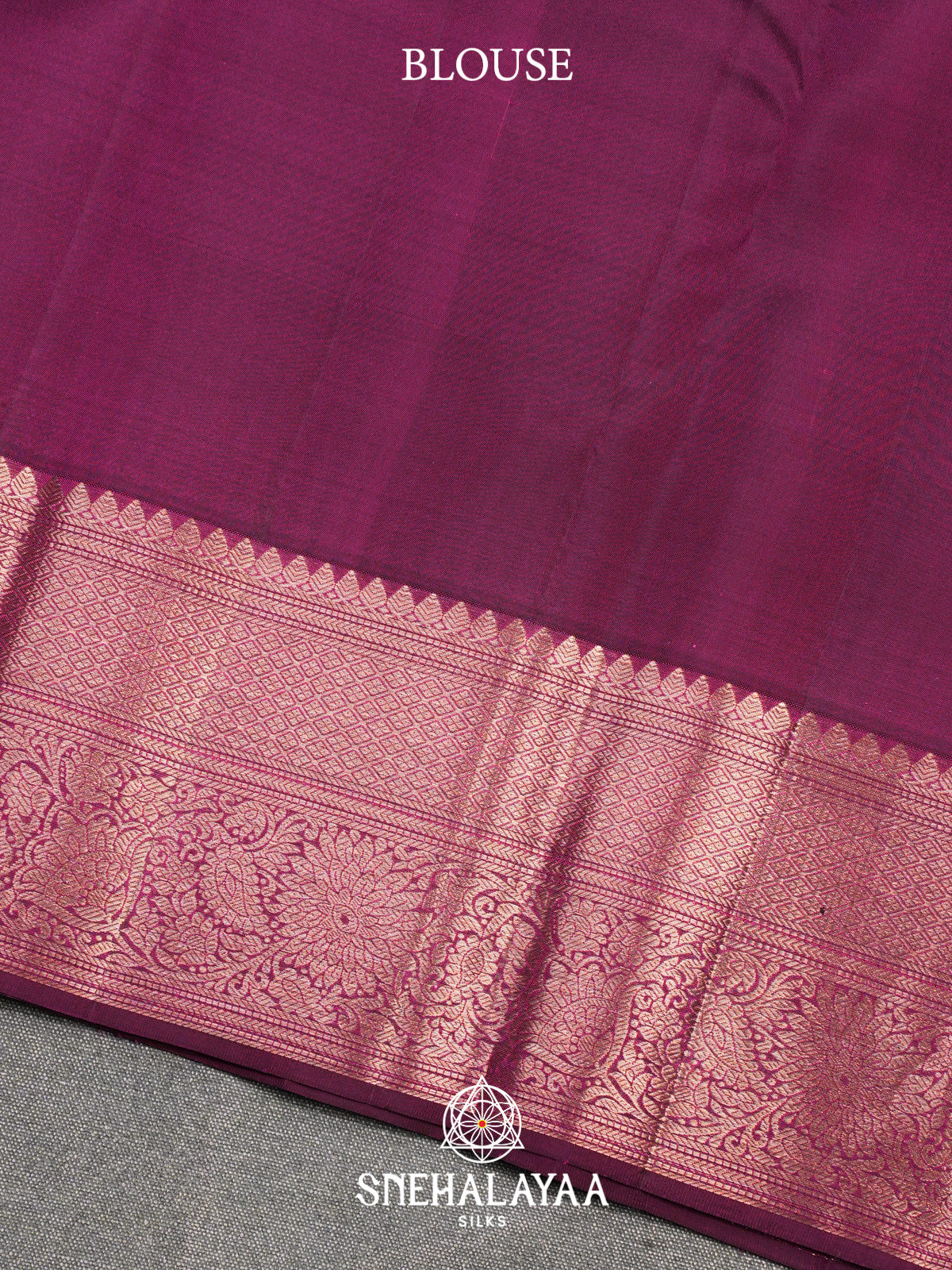 Coral Orange Kanjivaram Silk Saree