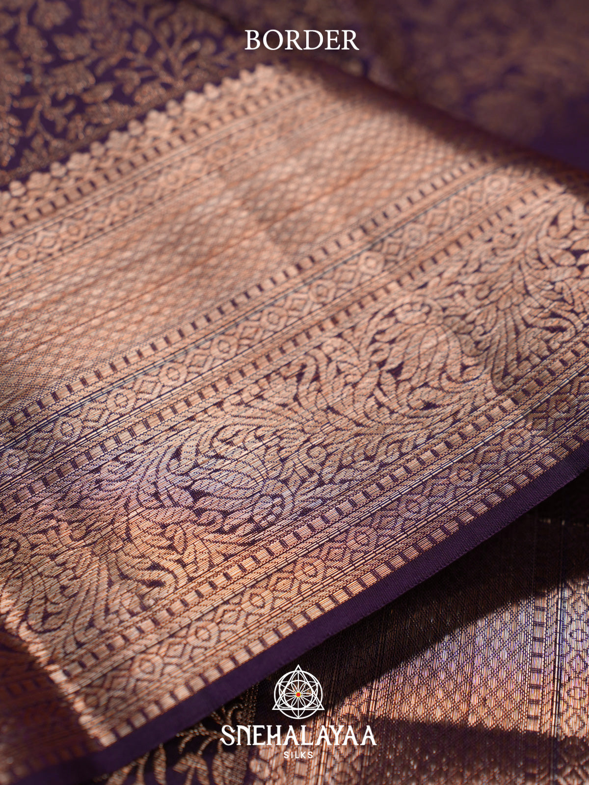 Purple Kanjivaram Silk Saree