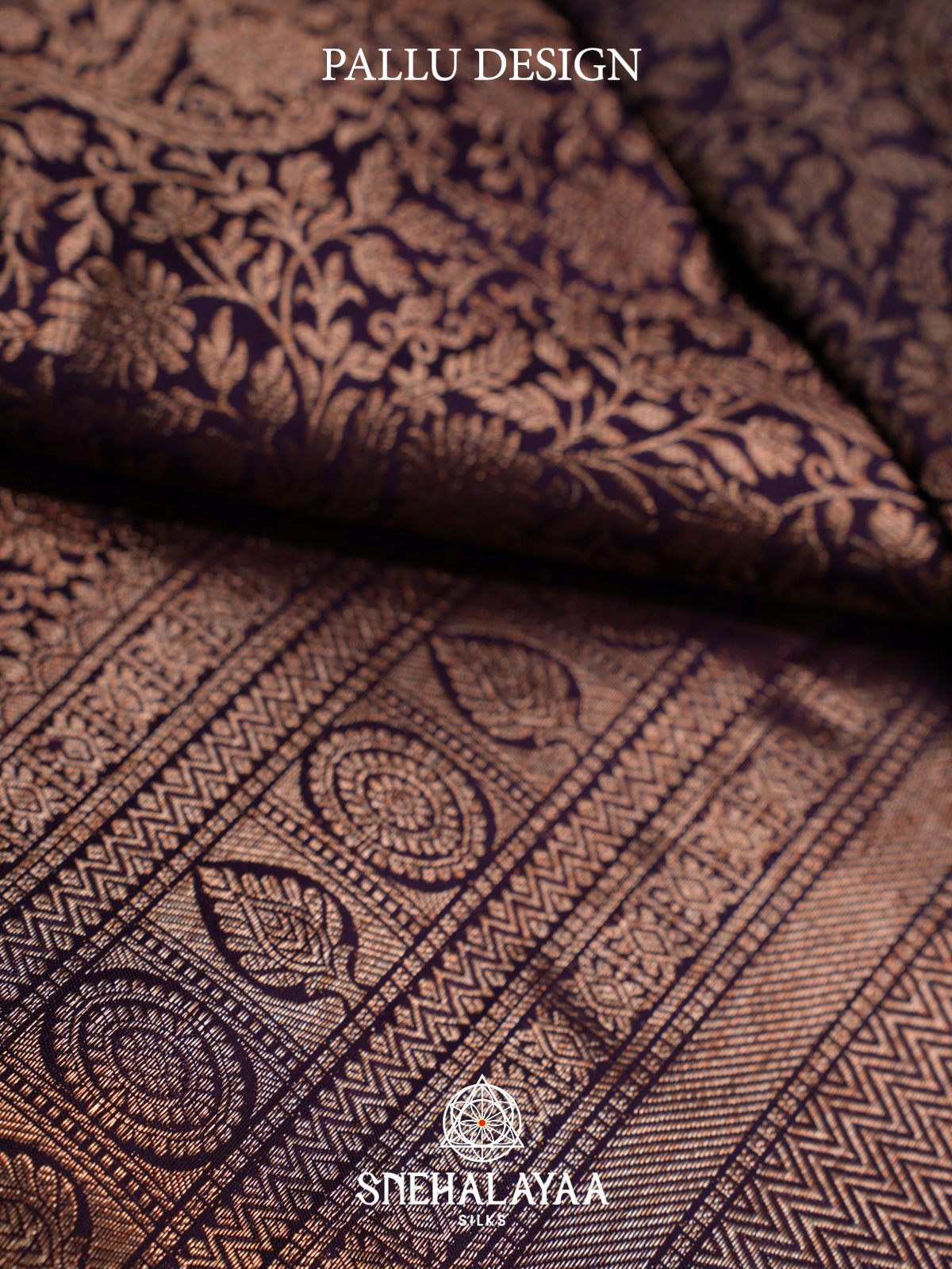 Purple Kanjivaram Silk Saree