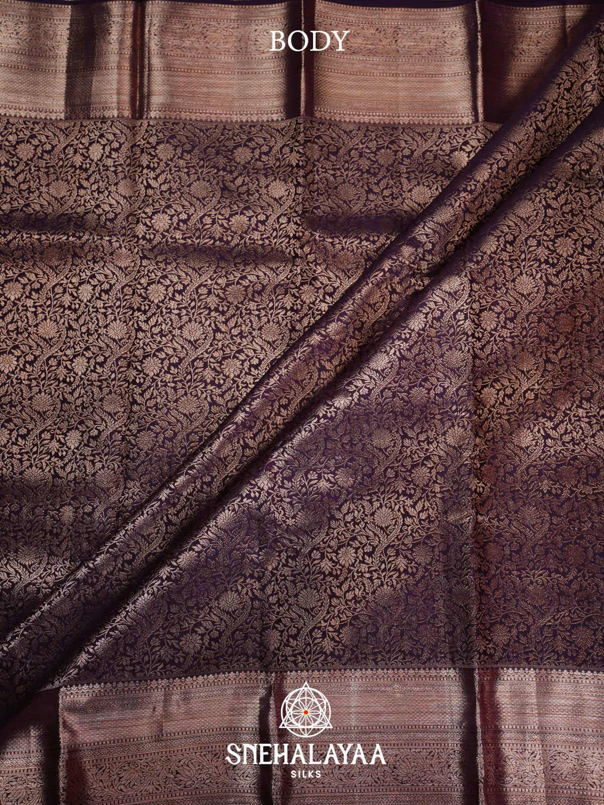 Purple Kanjivaram Silk Saree