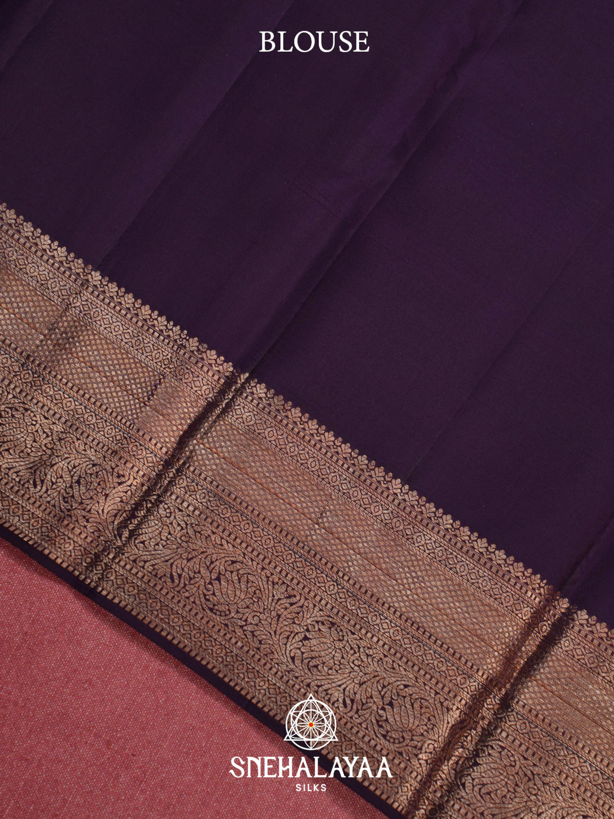 Purple Kanjivaram Silk Saree