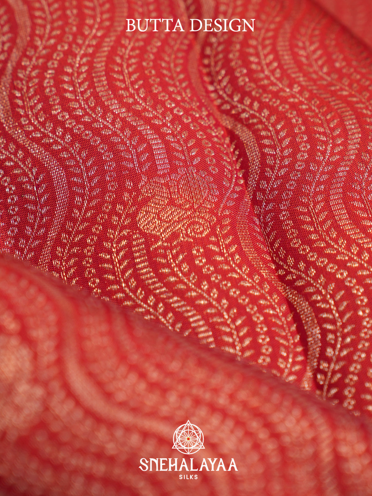 Rust Orange Kanjivaram Silk Saree