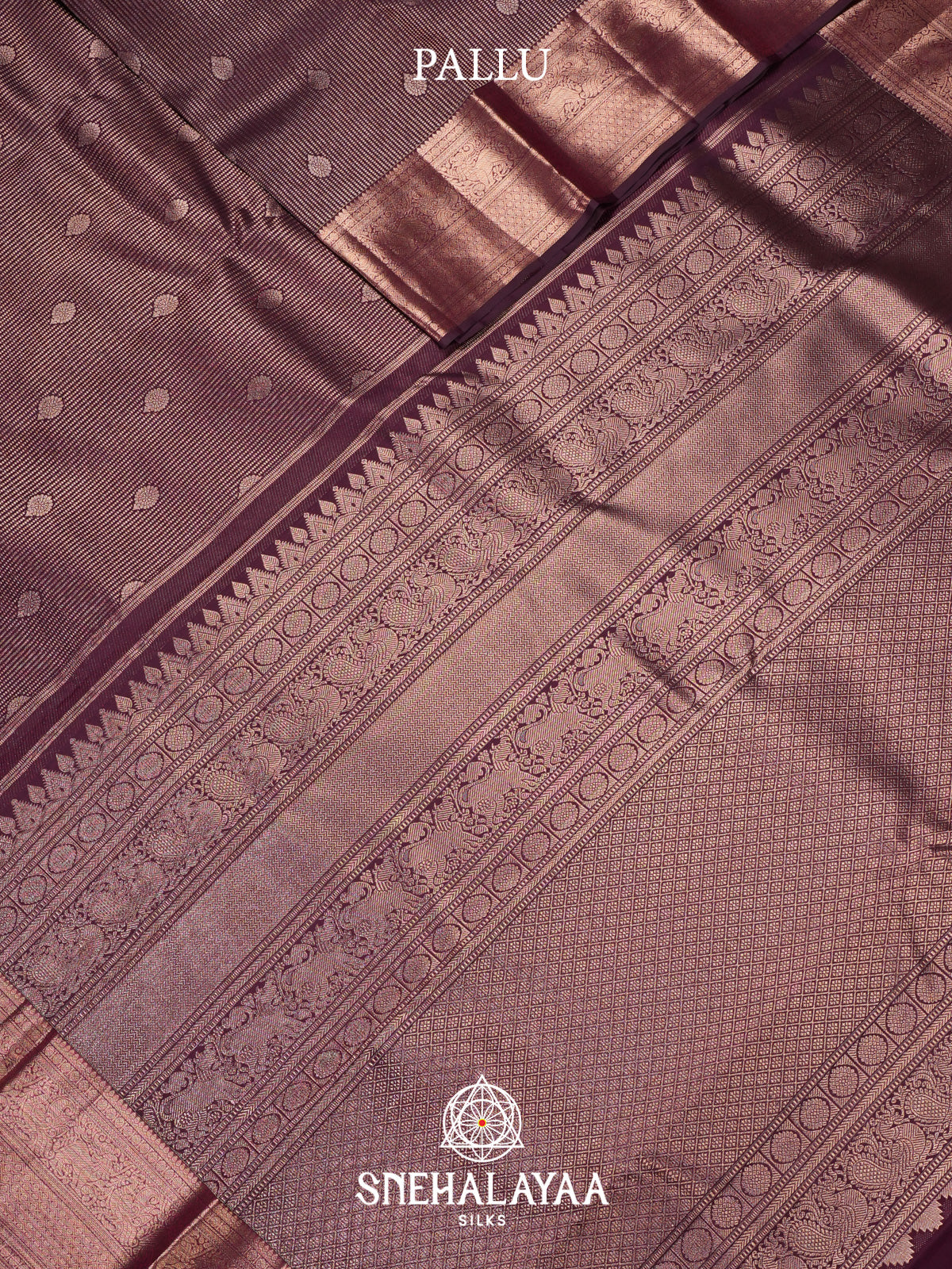 Coffee Brown Kanjivaram Silk Saree