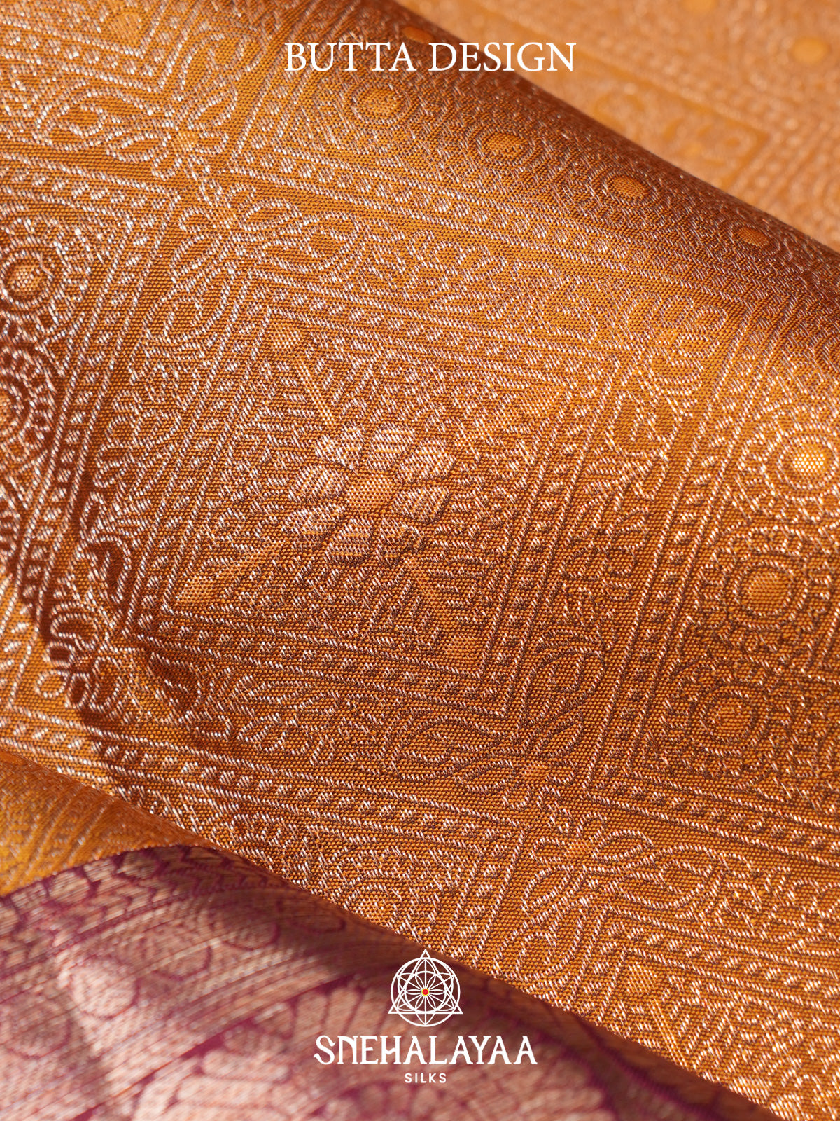 Mustard Yellow Kanjivaram Silk Saree