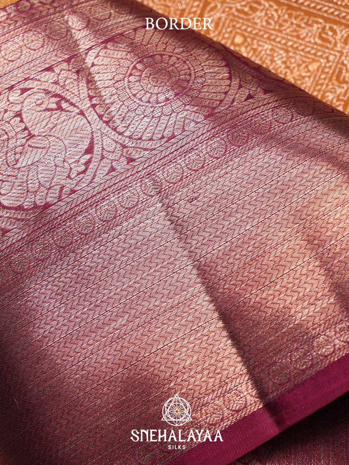 Mustard Yellow Kanjivaram Silk Saree