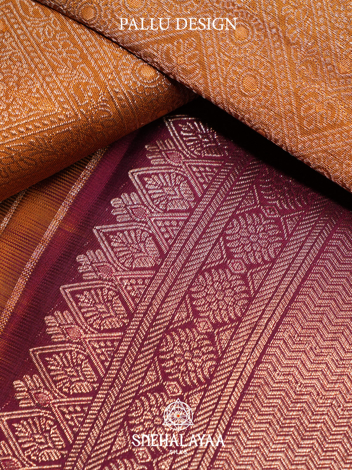 Mustard Yellow Kanjivaram Silk Saree