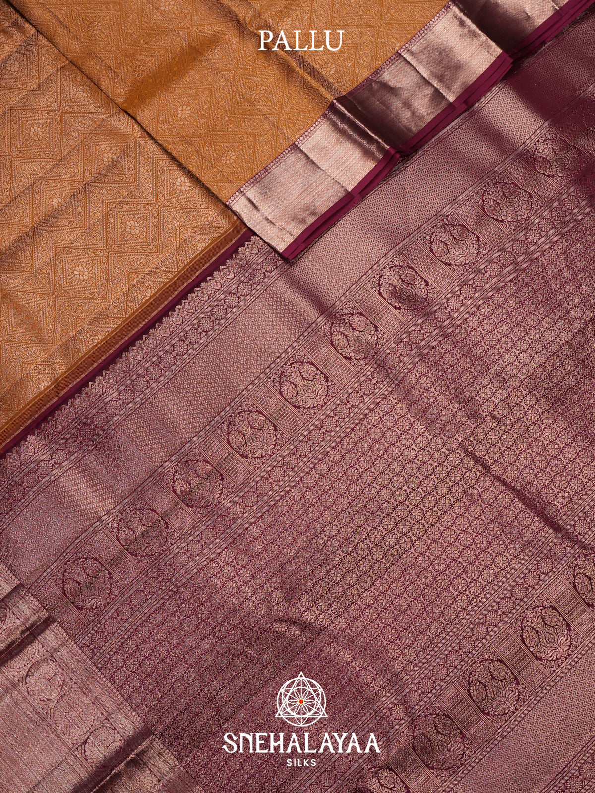 Mustard Yellow Kanjivaram Silk Saree