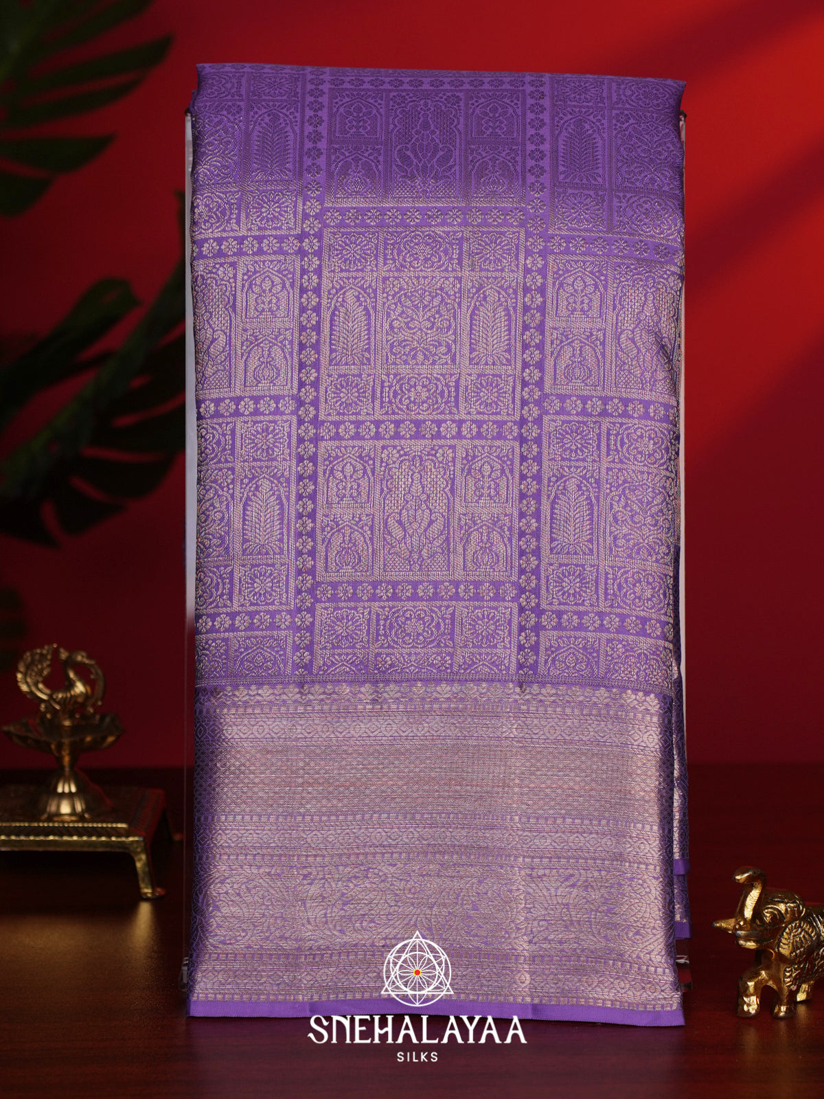 Orchid Kanjivaram Silk Saree
