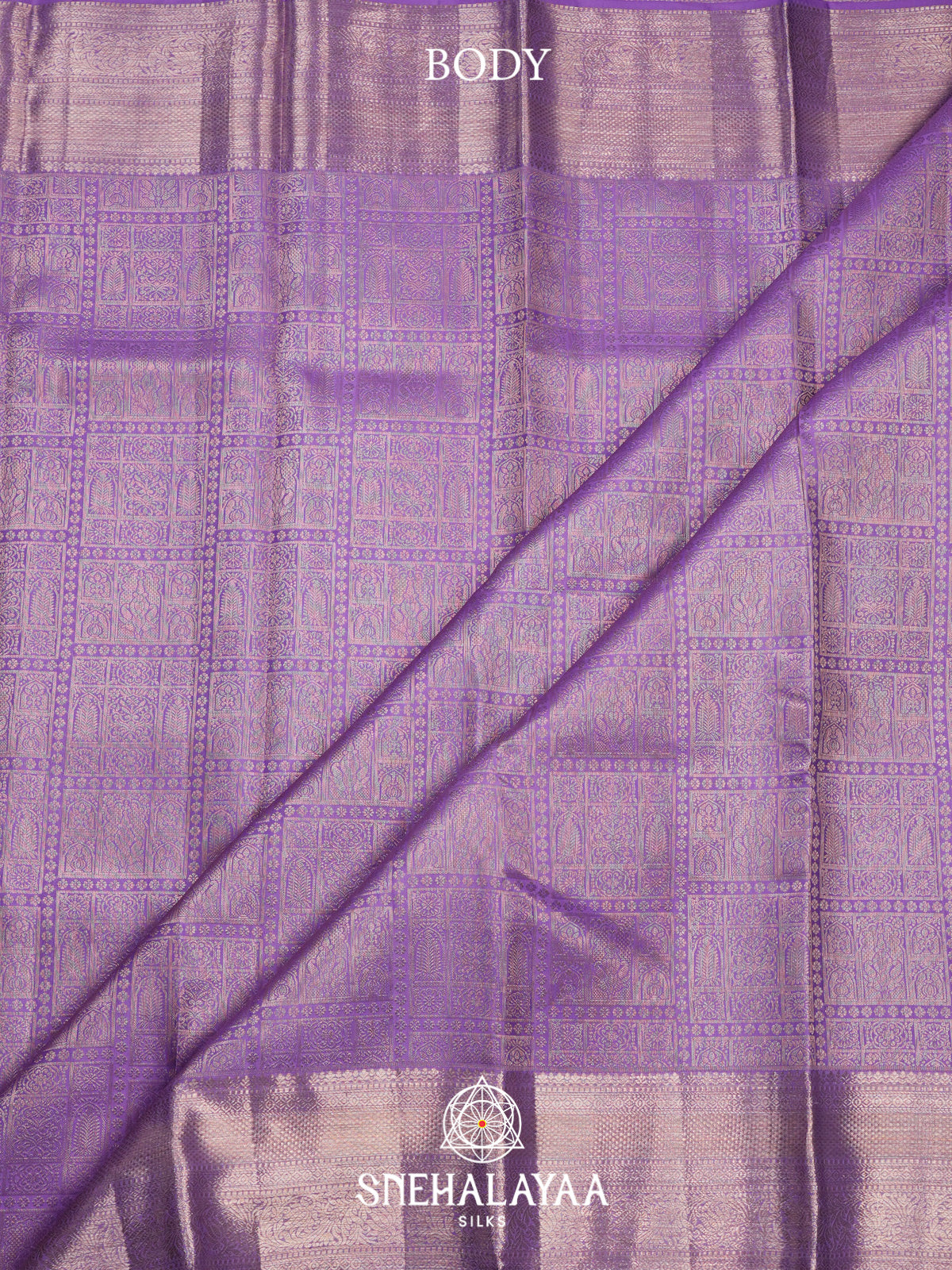 Orchid Kanjivaram Silk Saree