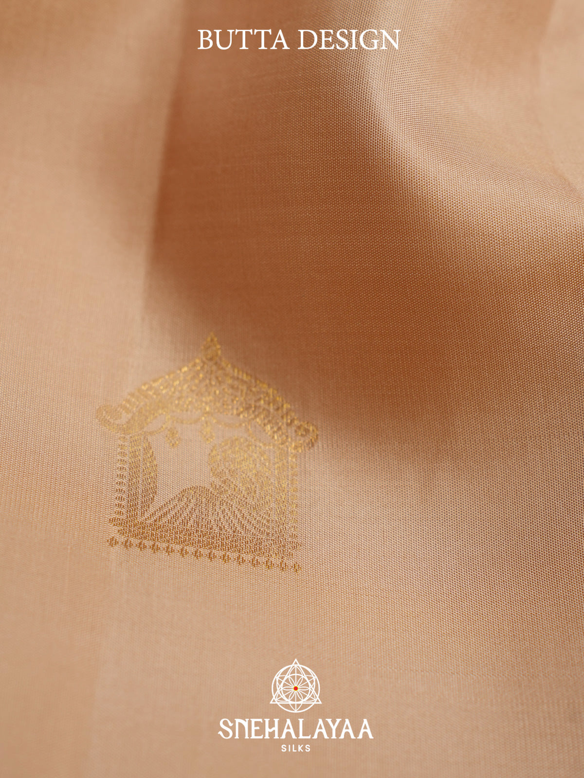 Cream Kanjivaram Silk Saree