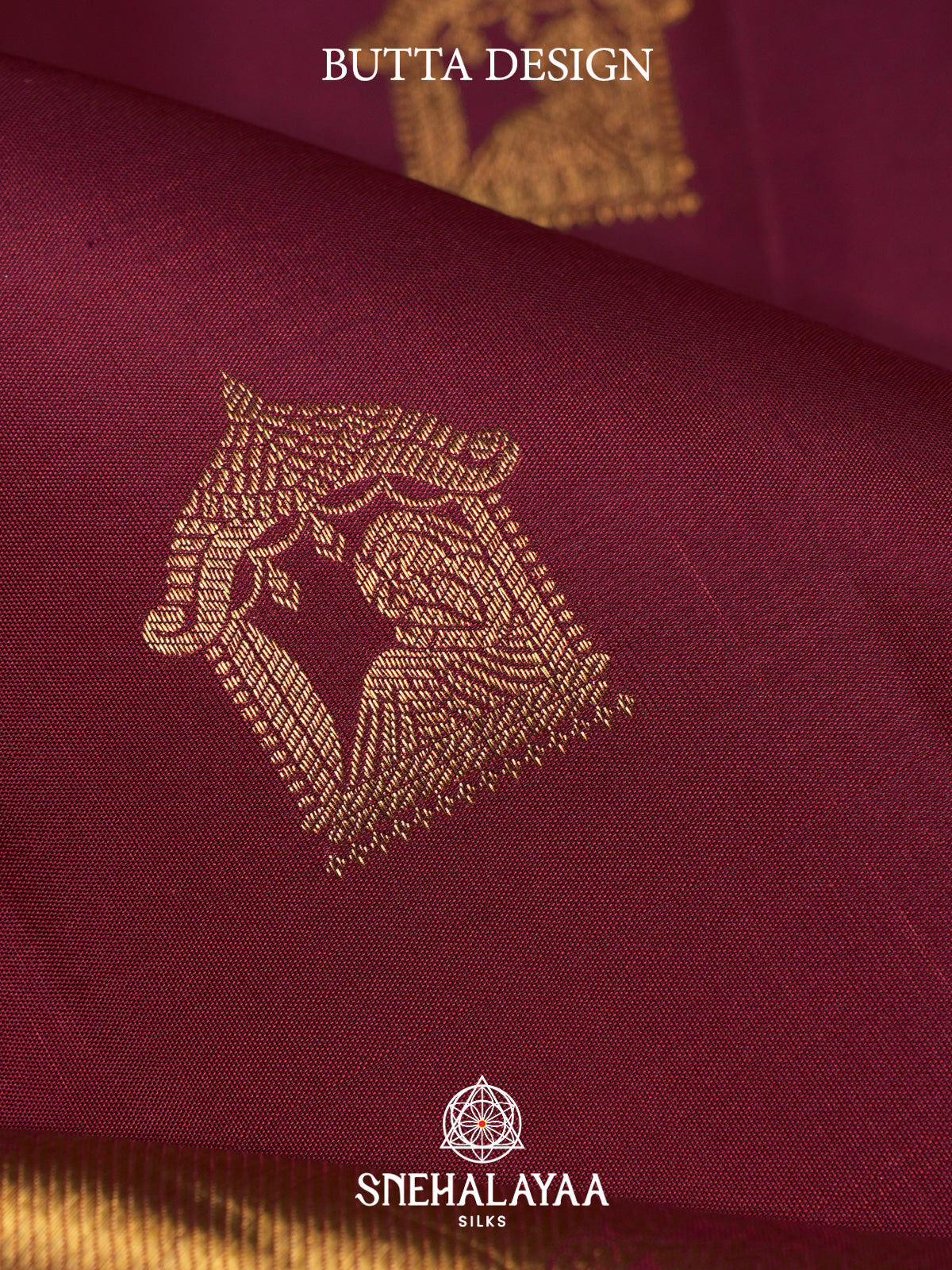 Maroon Kanjivaram Silk Saree