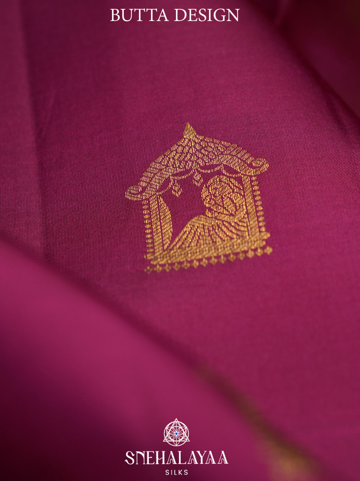 Magenta Kanjivaram Silk Saree