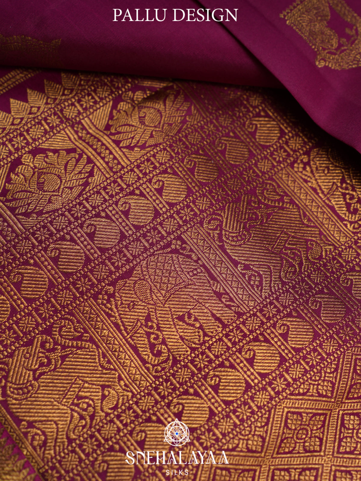 Magenta Kanjivaram Silk Saree
