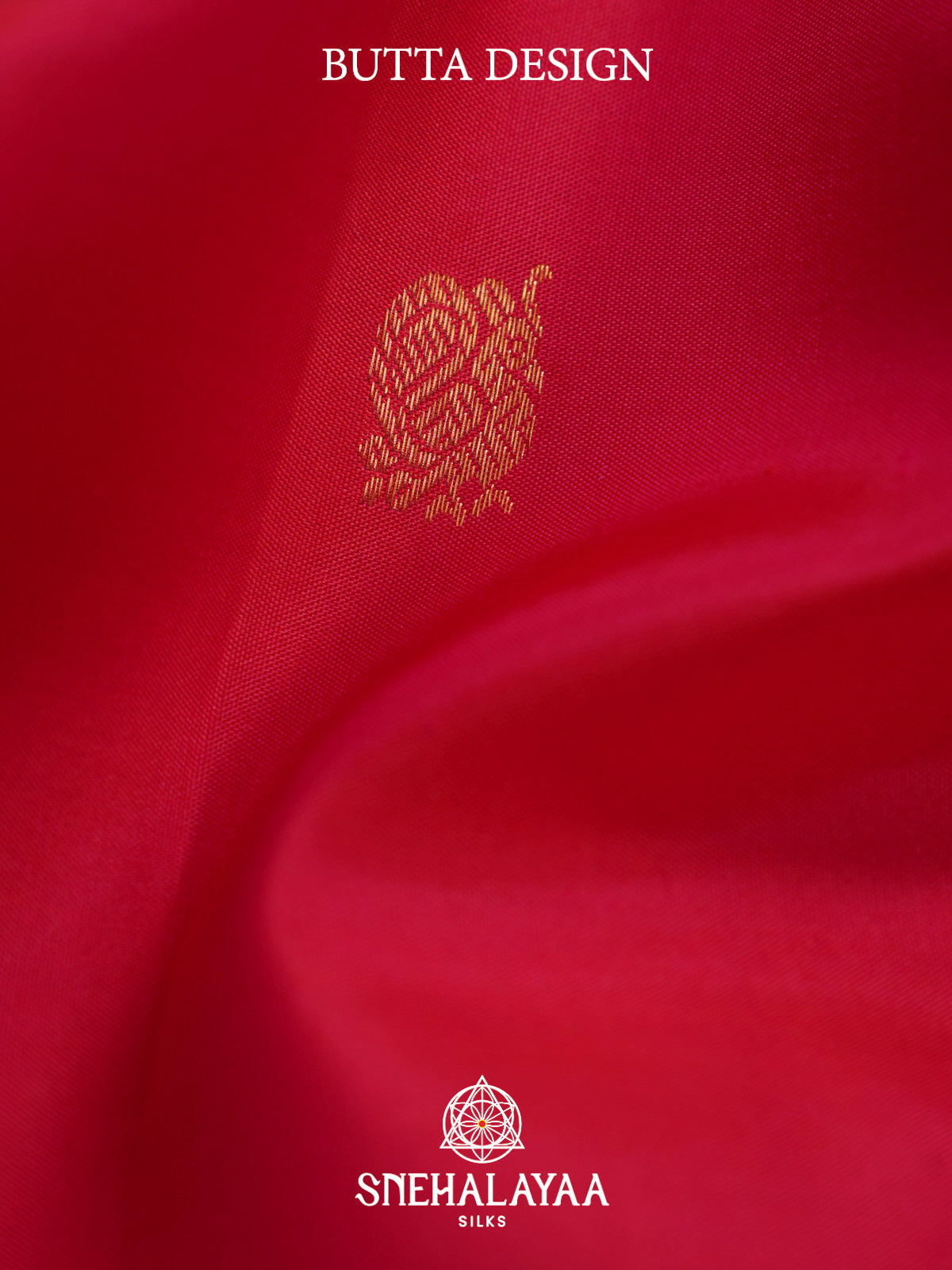 Ruby Red Kanjivaram Silk Saree