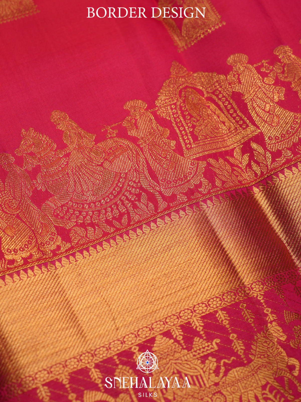 Pink Kanjivaram Silk Saree