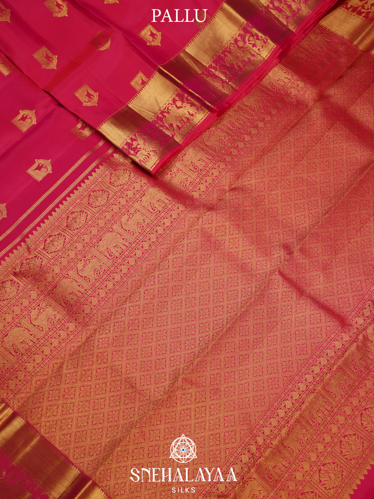 Pink Kanjivaram Silk Saree