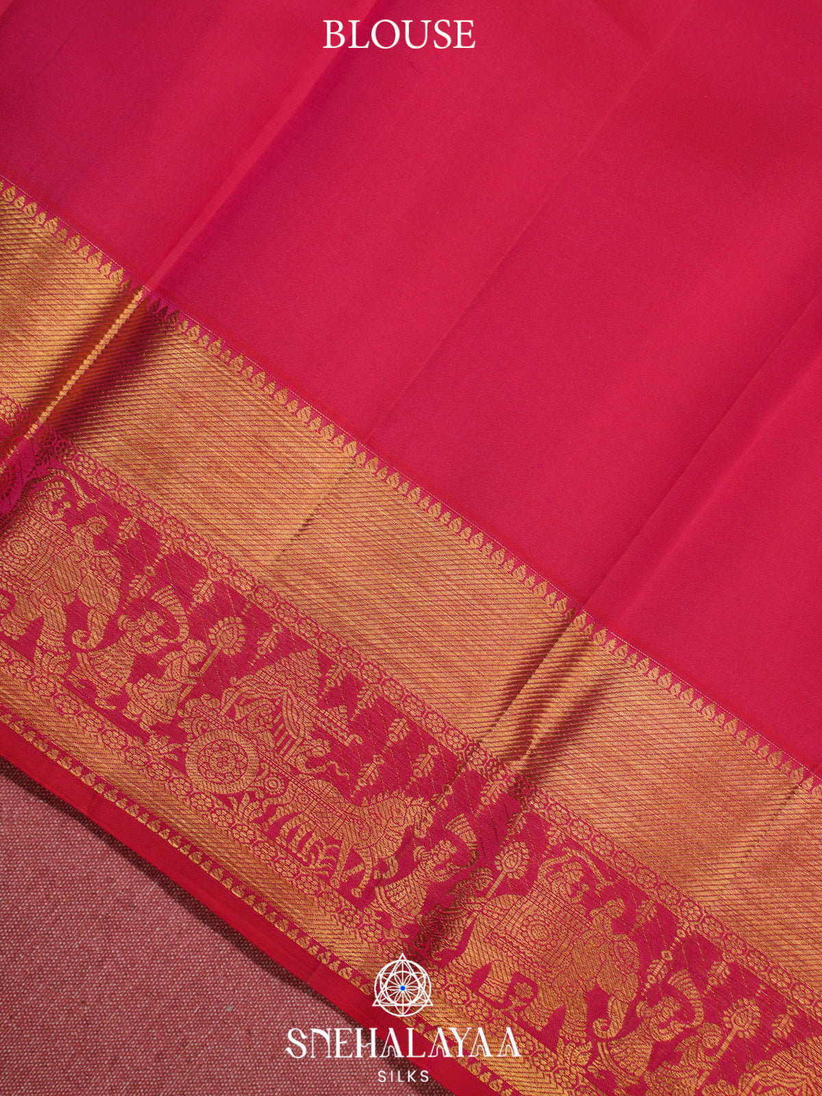 Pink Kanjivaram Silk Saree