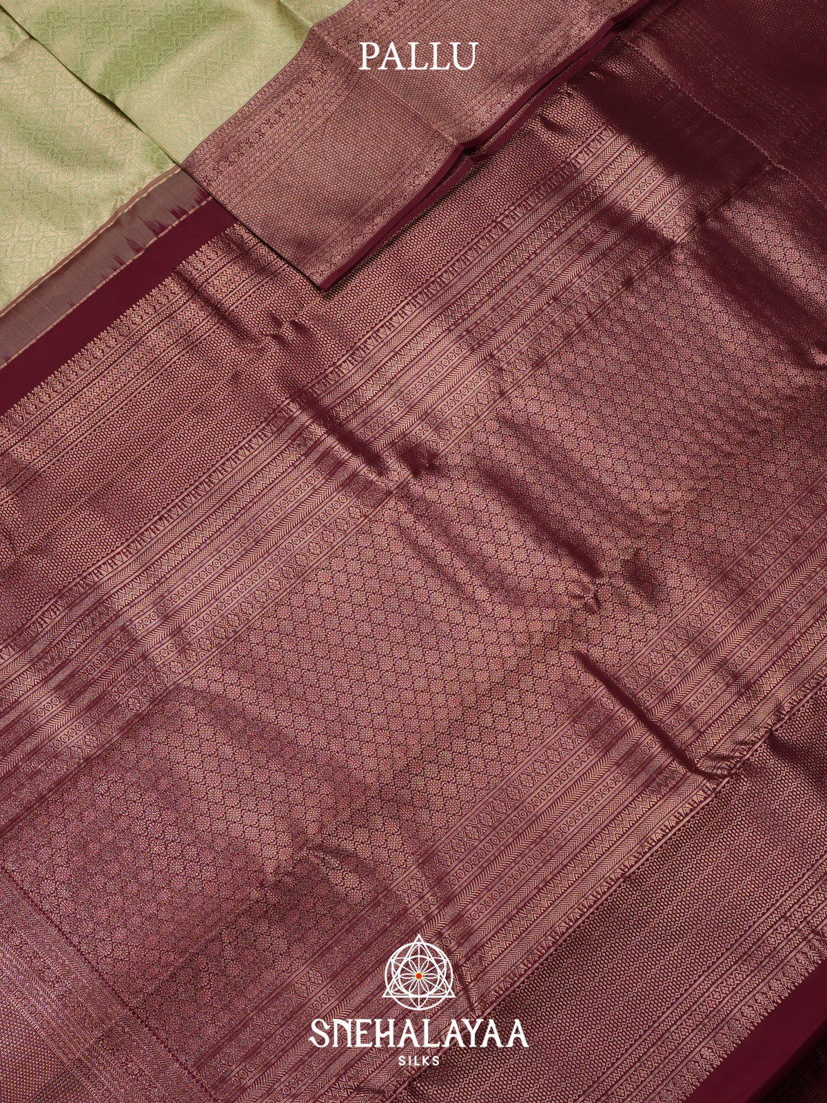 Pista Green Kanjivaram Silk Saree