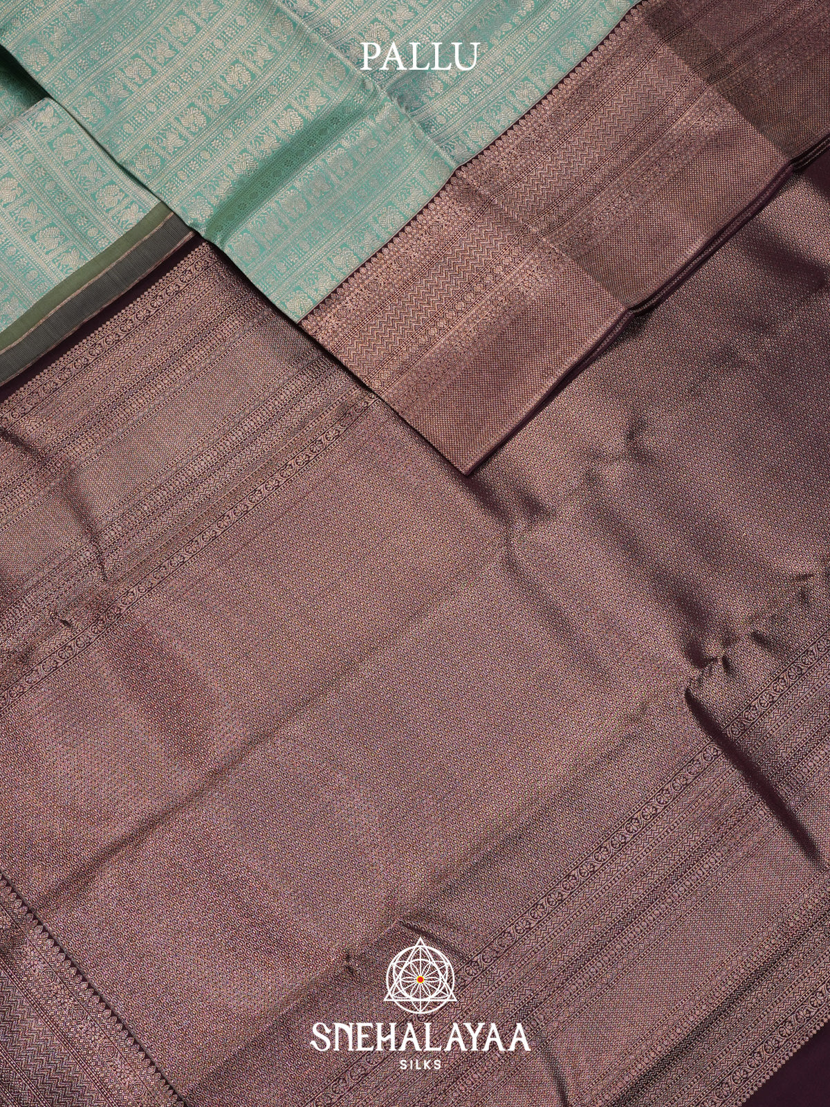 Mint Green Kanjivaram Silk Saree