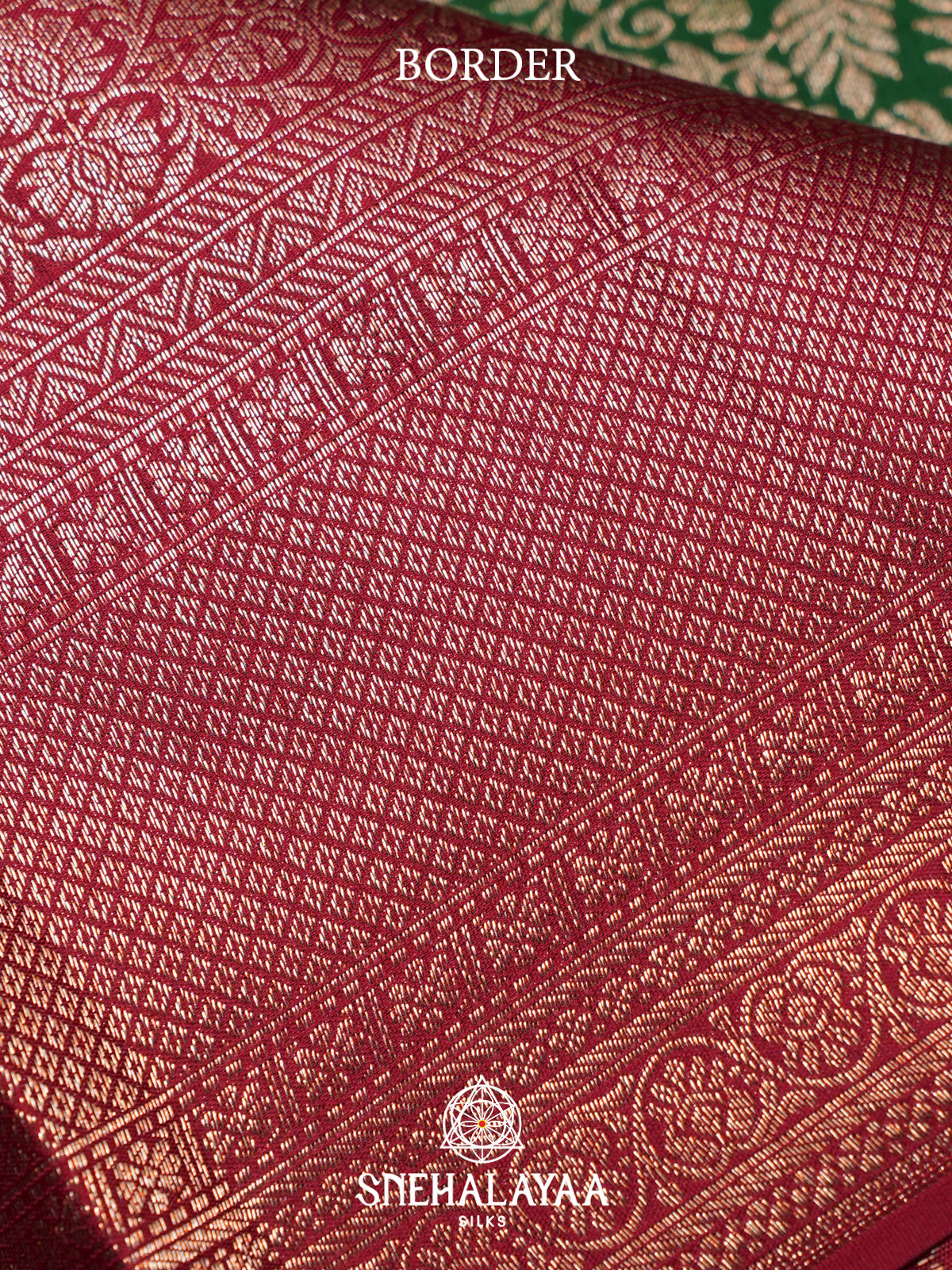 Forest Green Kanjivaram Silk Saree