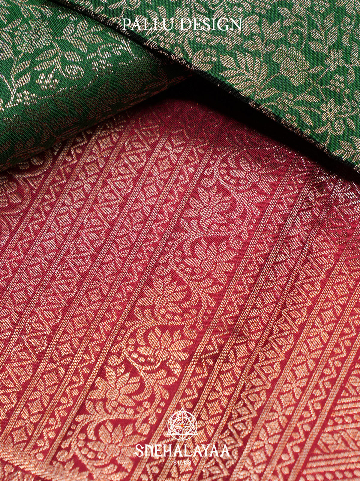 Forest Green Kanjivaram Silk Saree