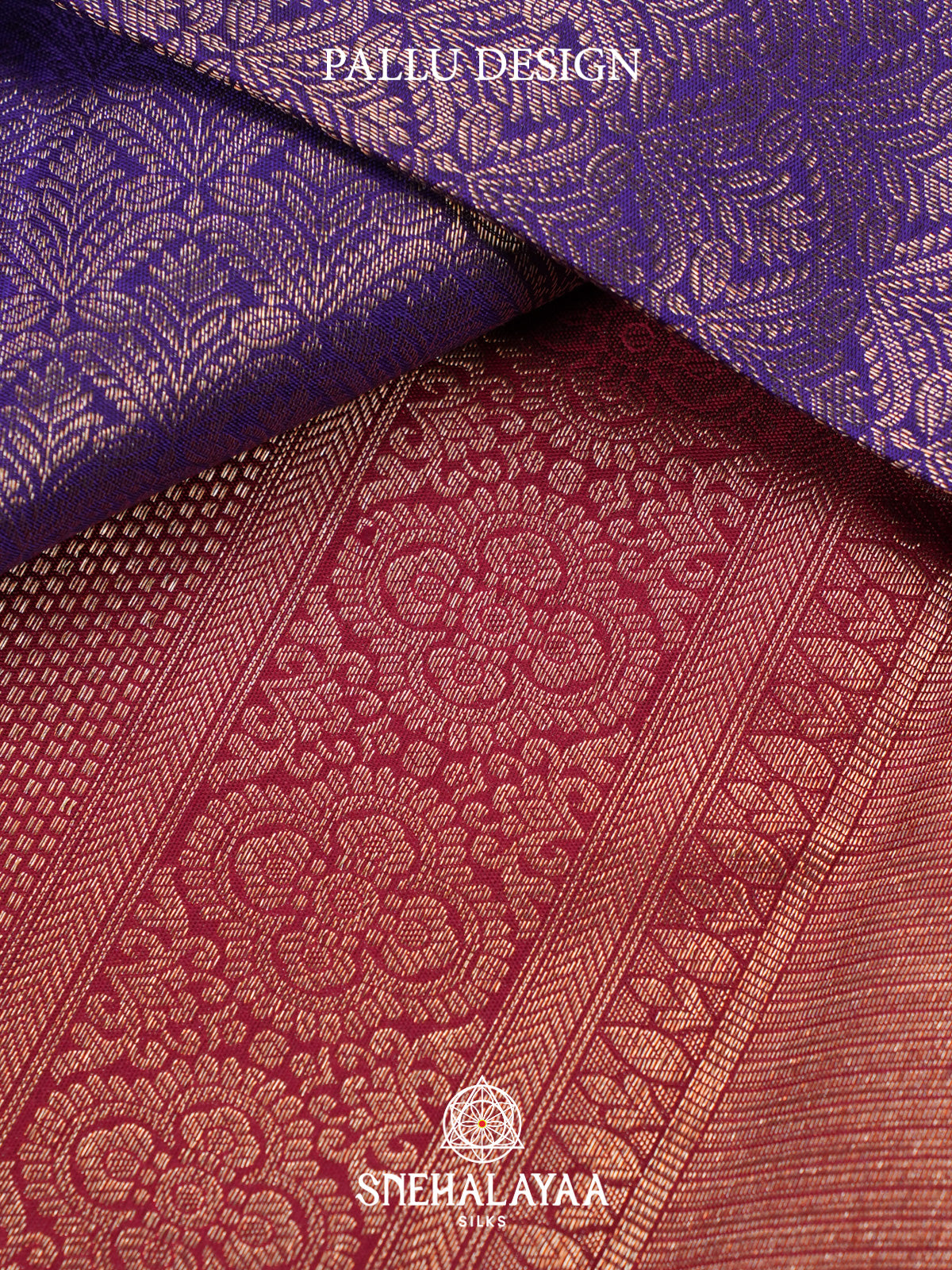 Purple Kanjivaram Silk Saree