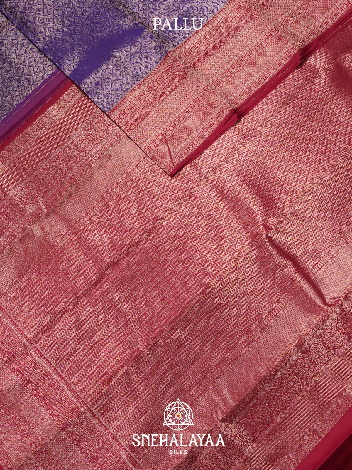 Purple Kanjivaram Silk Saree