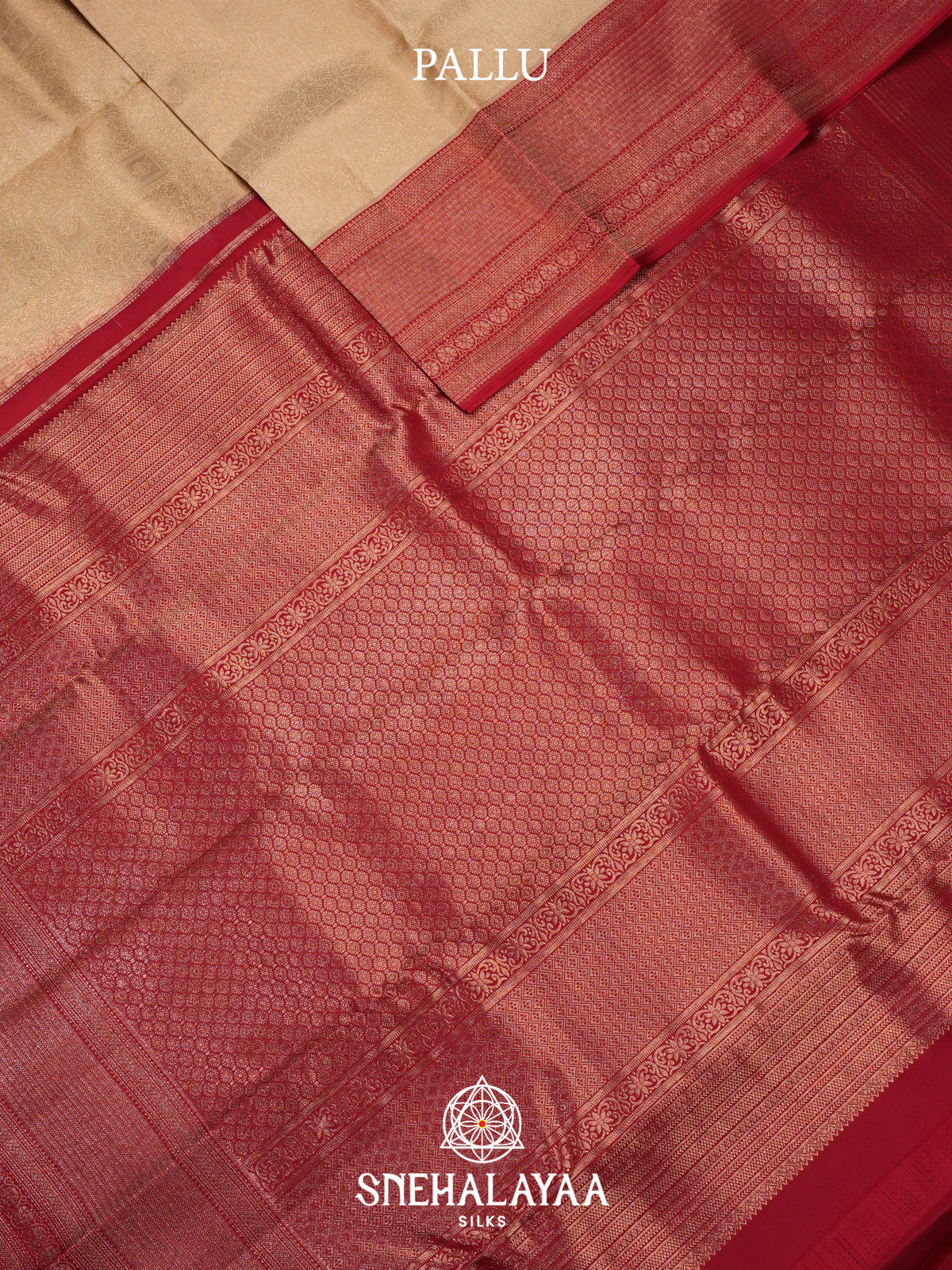 Pale Yellow Kanjivaram Silk Saree