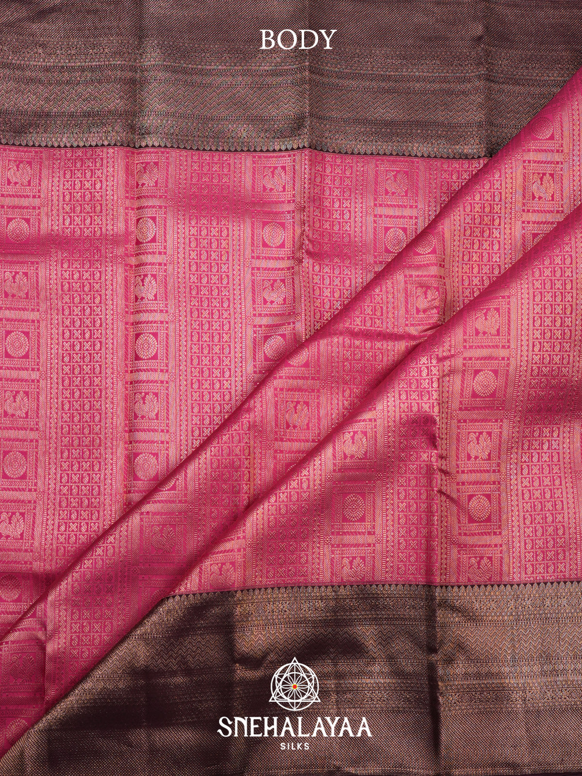Pink Kanjivaram Silk Saree